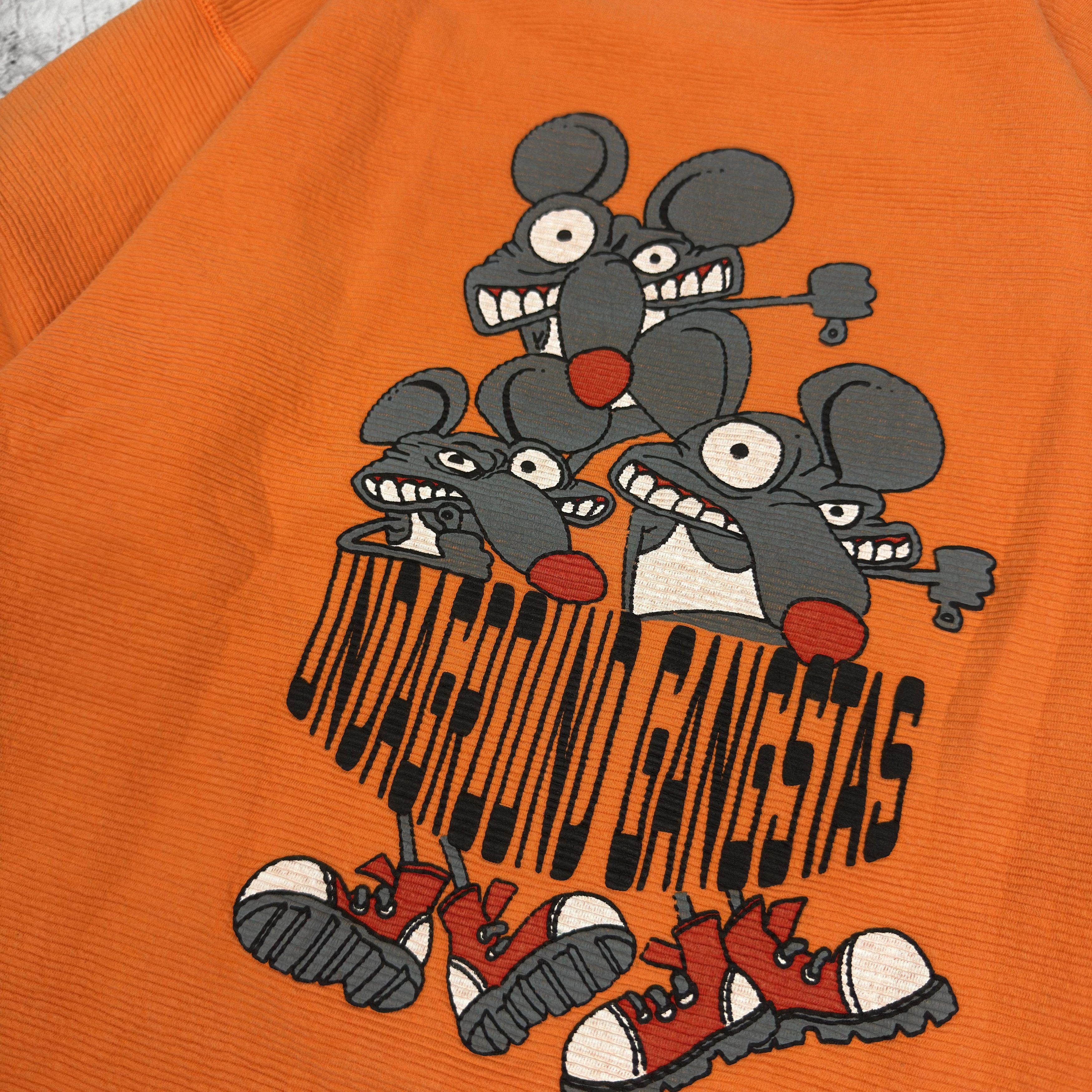 Vintage Bad+Mad Next Generation Undaground Gangstas Sweatshirt Size US S / EU 44-46 / 1 - 5 Thumbnail