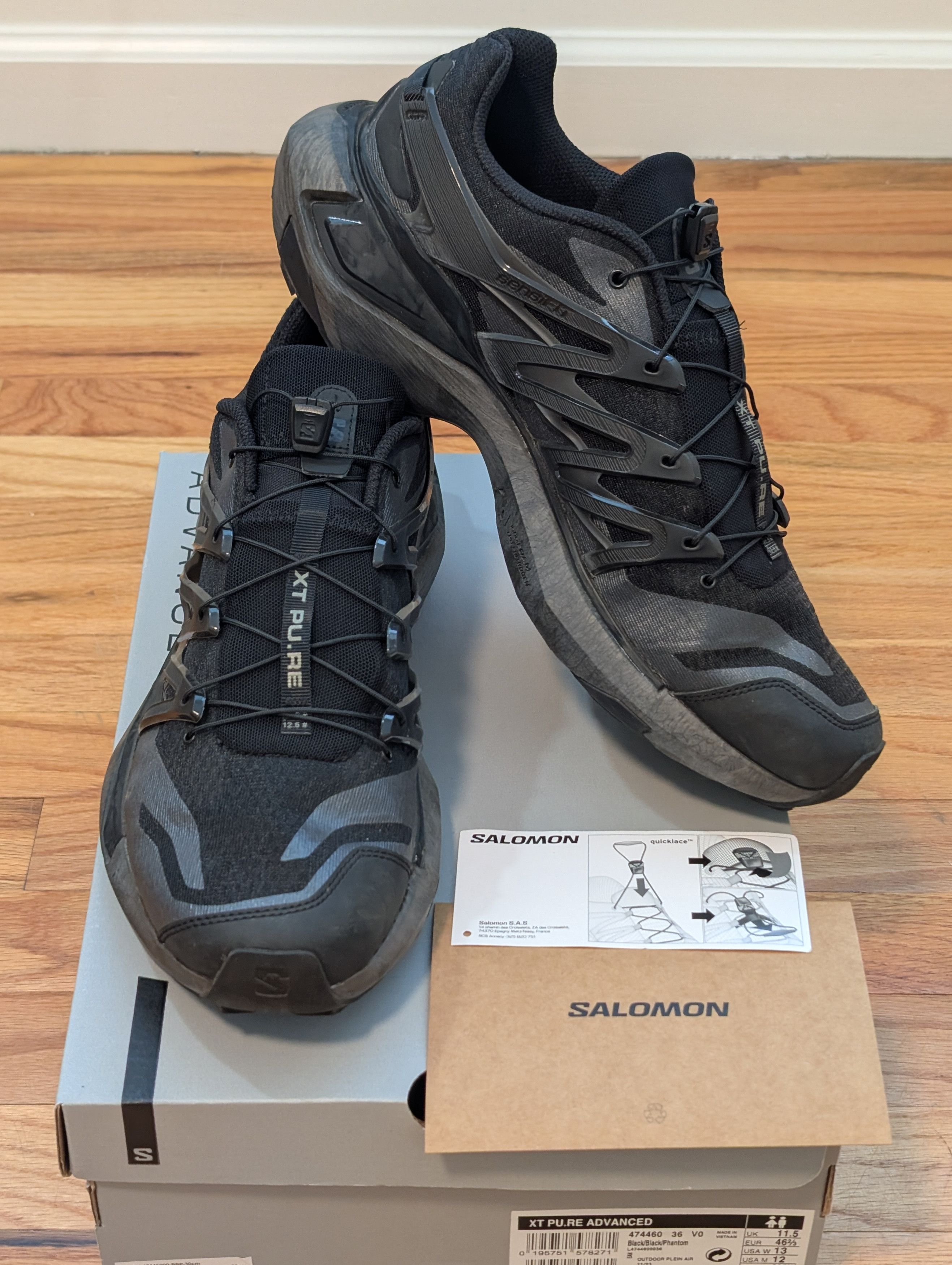 Salomon Solomon XT PURE ADVANCED US12 Like New Size US 12 / EU 45 - 1 Thumbnail