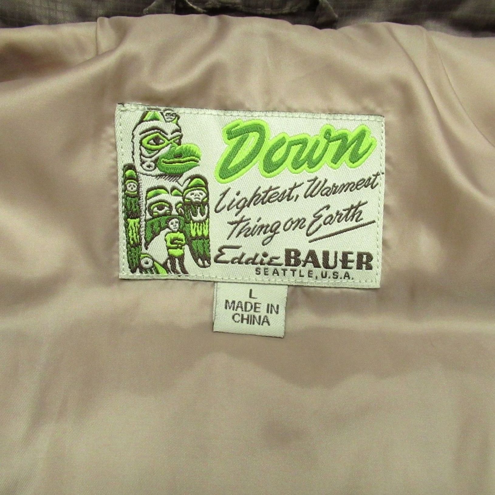 Eddie Bauer VINTAGE Eddie Bauer Down Vest Women L Brown Yukon Quilted Full Zip Puff VTG Size L / US 10 / IT 46 - 3 Thumbnail