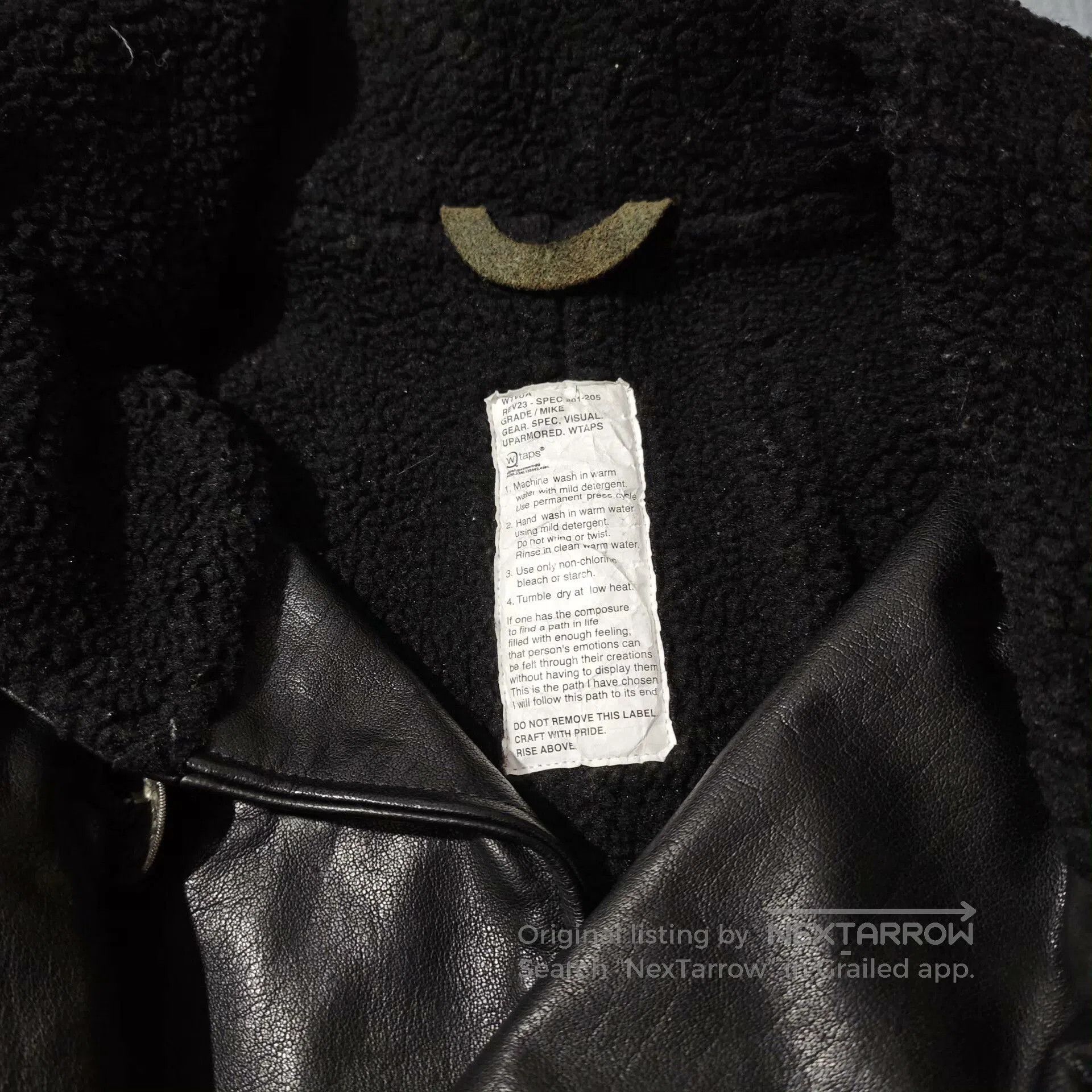 Wtaps Wtaps 07AW Black Leather Jacket. Size US M / EU 48-50 / 2 - 6 Thumbnail