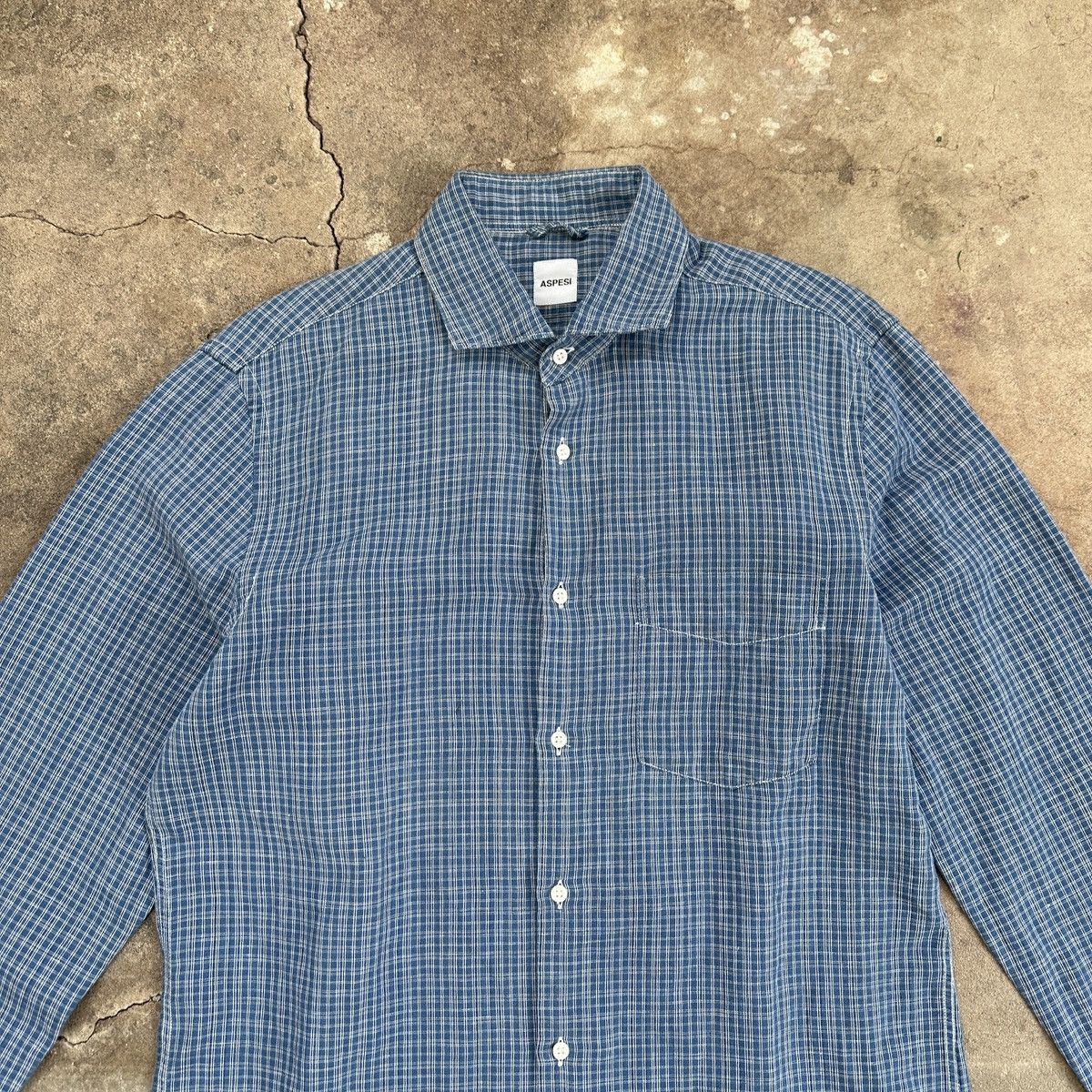 Aspesi Aspesi Linen/Cotton Shirt Size US M / EU 48-50 / 2 - 3 Thumbnail