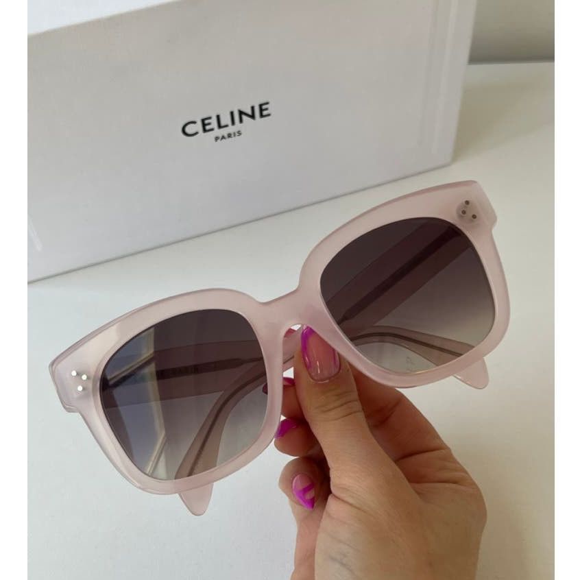 image of New Celine Cl4002Un New Audrey Sunglasses In Light Pink, Women's
