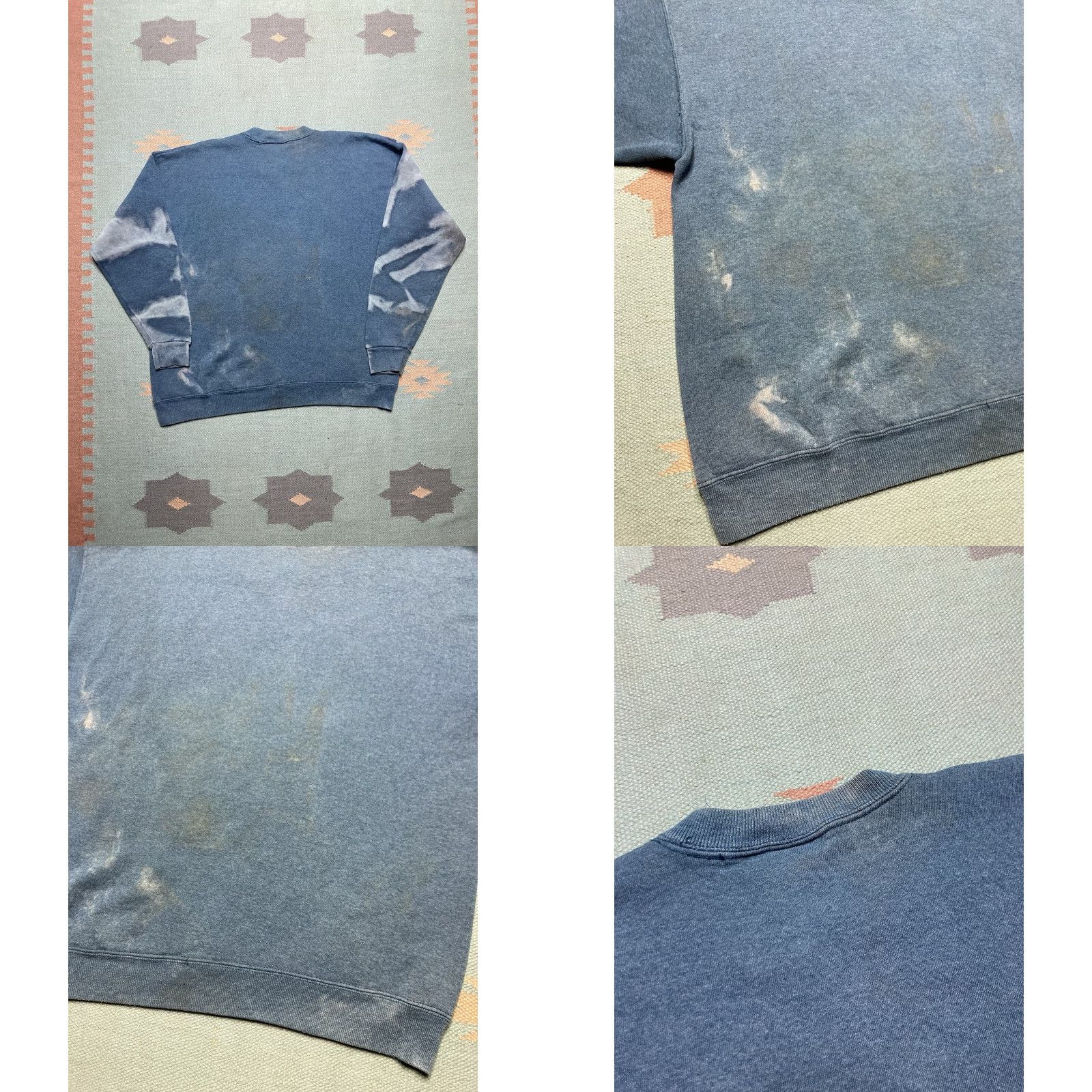 Vintage VINTAGE 90s Wolf National Sportsman Crewneck Sweatshirt Blue XL Men Pullover Grunge Theme 90s Size US XL / EU 56 / 4 - 8 Thumbnail