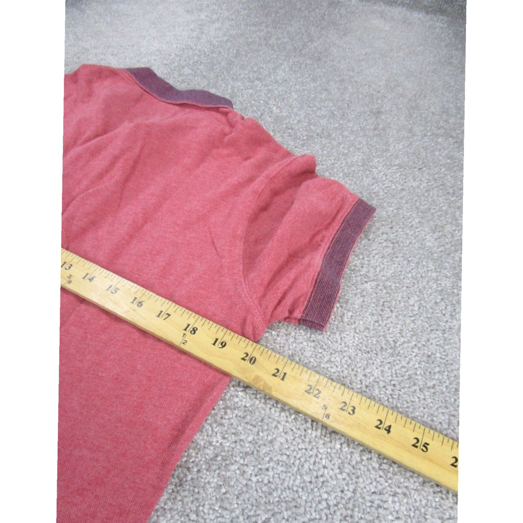 Rodd & Gunn Rodd & Gunn Mens Large Pink Cotton Polo Shirt Sports Performance Stretch Size US L / EU 52-54 / 3 - 5 Thumbnail