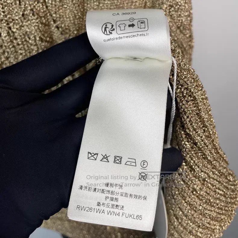 Louis Vuitton Louis Vuitton Linen brown knit cut-out crewneck sweater Size M / US 6-8 / IT 42-44 - 8 Thumbnail