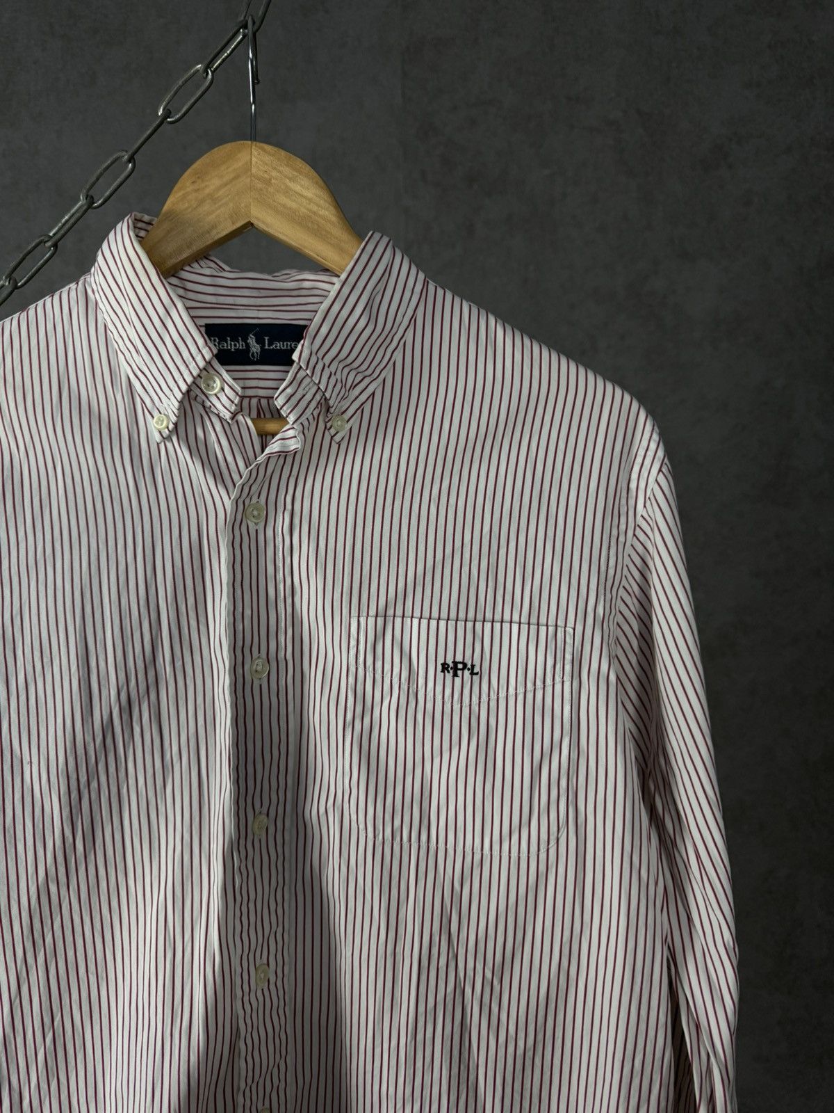 Polo Ralph Lauren Polo Ralph Lauren vintage designer striped shirt Size US M / EU 48-50 / 2 - 2 Thumbnail
