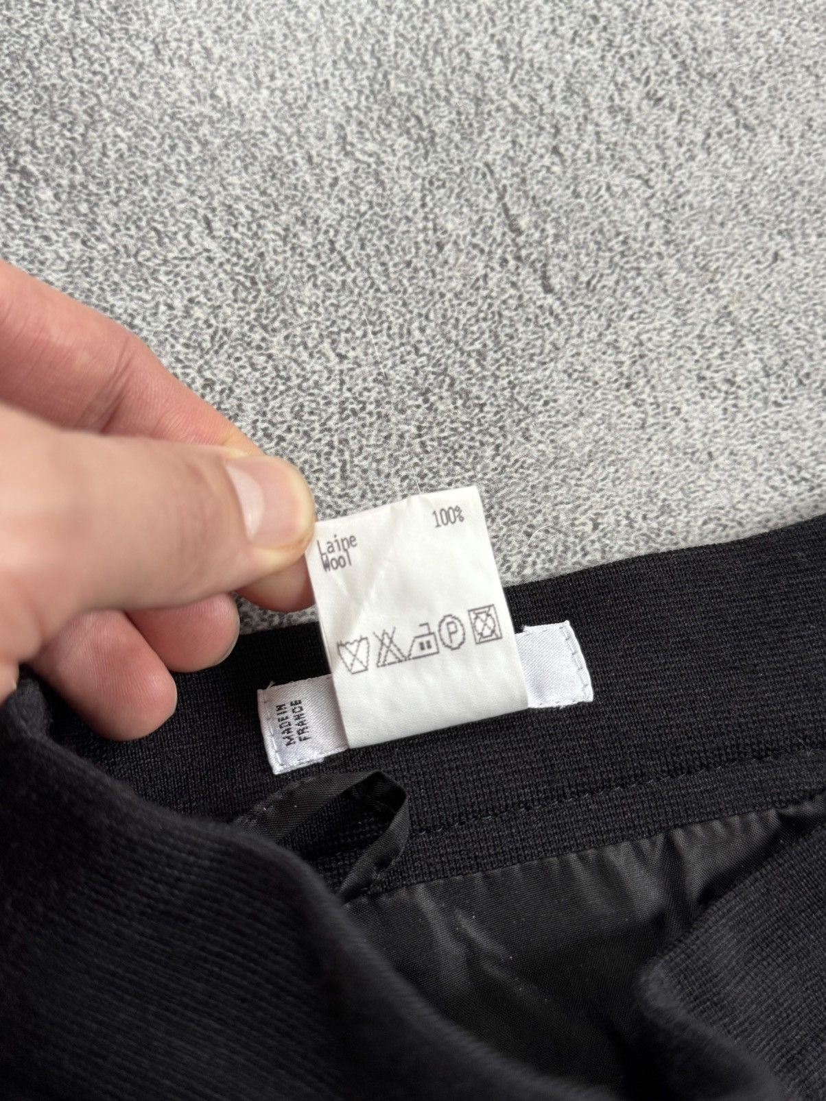 Celine Vintage Celine Paris Black Wool Long Skirt Back Zip Size 38 Size 26" / US 2 / IT 38 - 9 Thumbnail