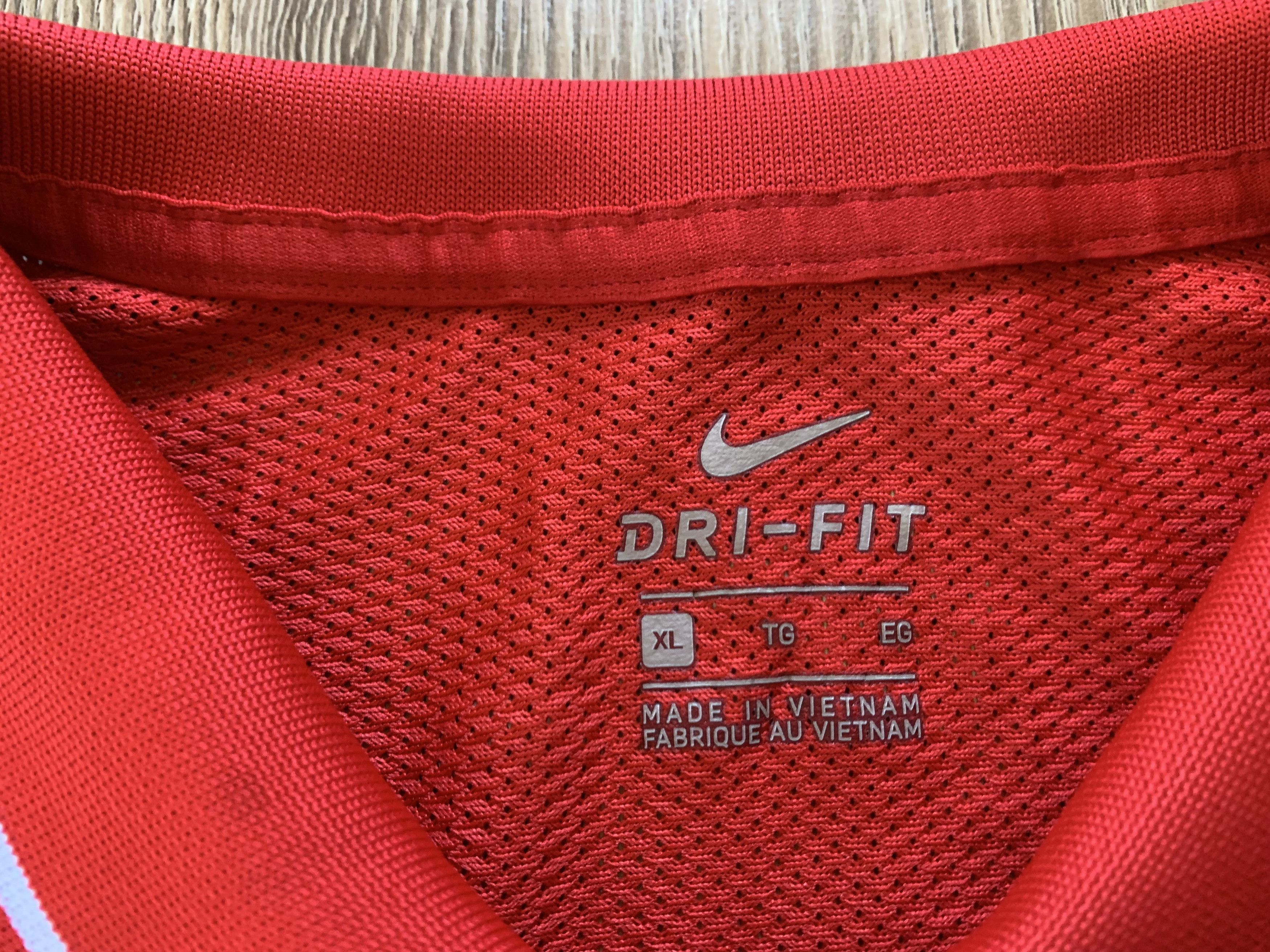 Nike Nike Womens Red Sport Polo T Shirt Size XL / US 12-14 / IT 48-50 - 6 Thumbnail
