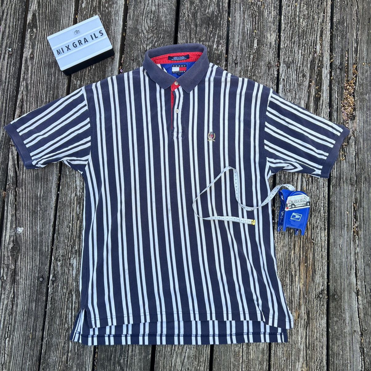 Tommy Hilfiger VTG TOMMY HILFIGER POLO TEE Size US L / EU 52-54 / 3 - 1 Thumbnail