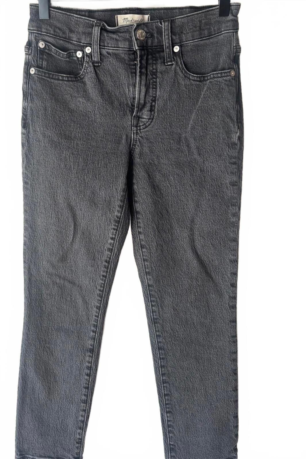 Madewell Madewell Women's Black Denim Jeans - Classic Fit Size 24" / US 00 / IT 34 - 3 Thumbnail