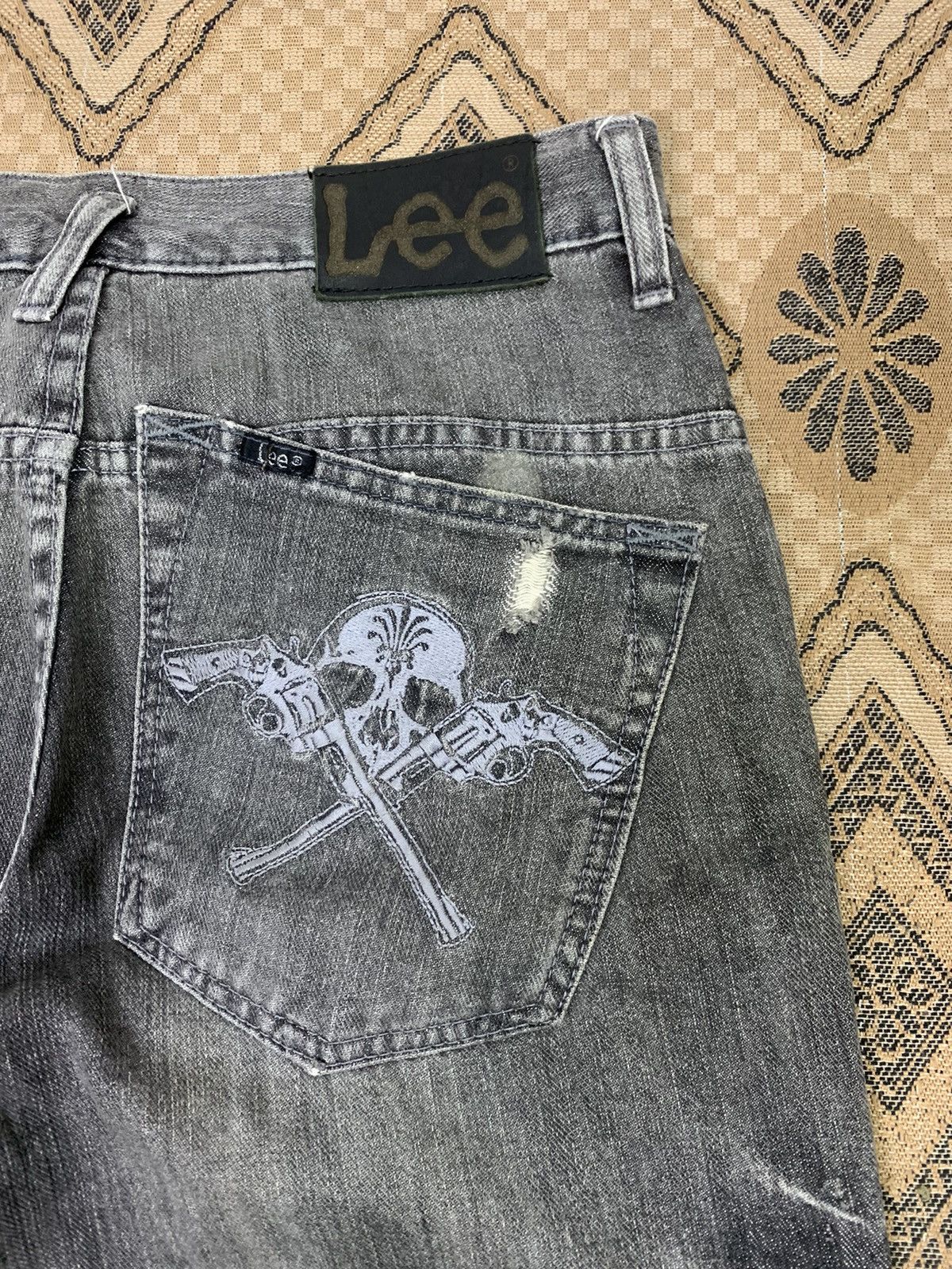 Hysteric Glamour Lee Studded Skulls guns ☠️ Size US 30 / EU 46 - 5 Thumbnail