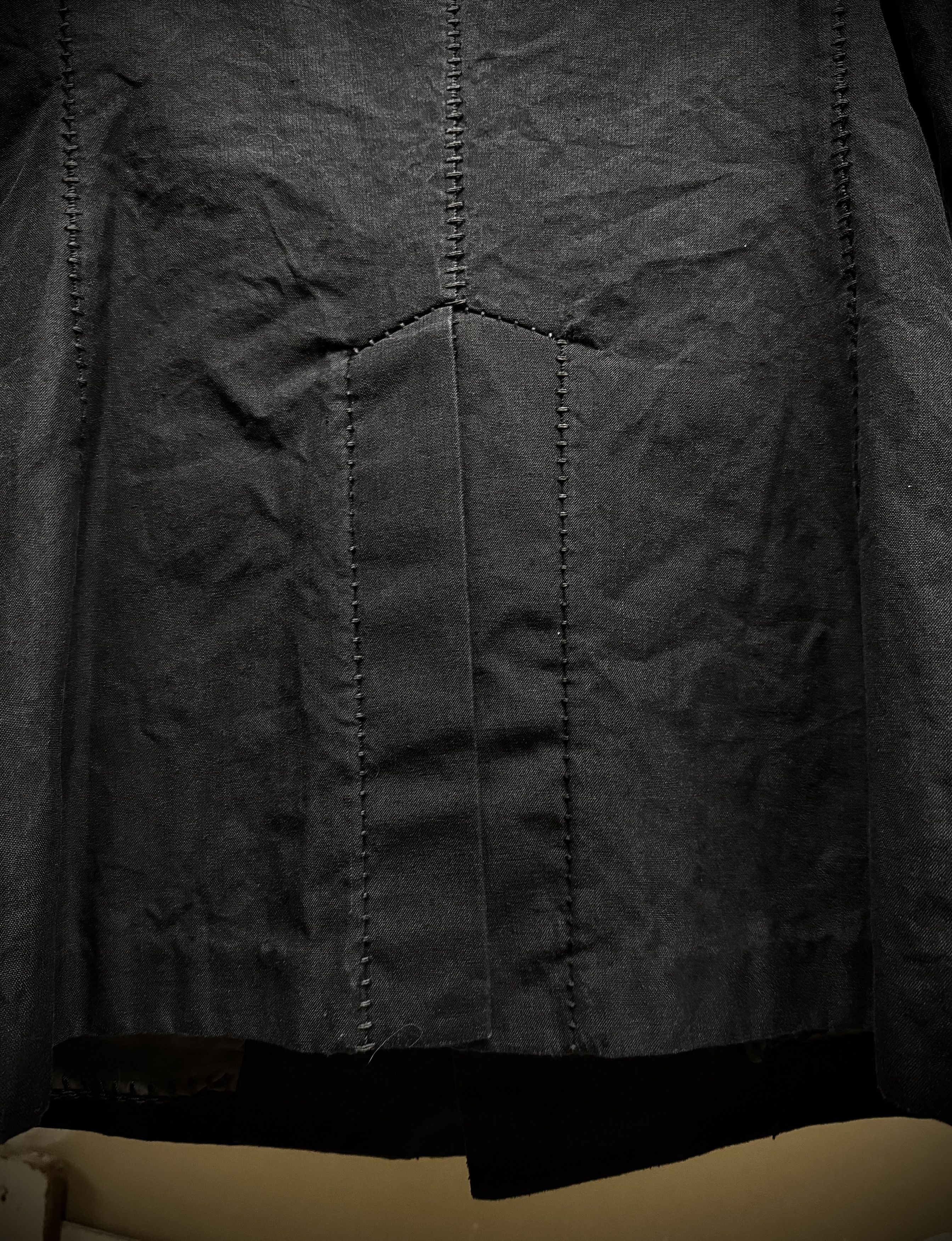 Leopold Bossert Leopold Bossert SS17 Selvedge Overlock Peak Lapel Linen Rami Size US S / EU 44-46 / 1 - 19 Thumbnail