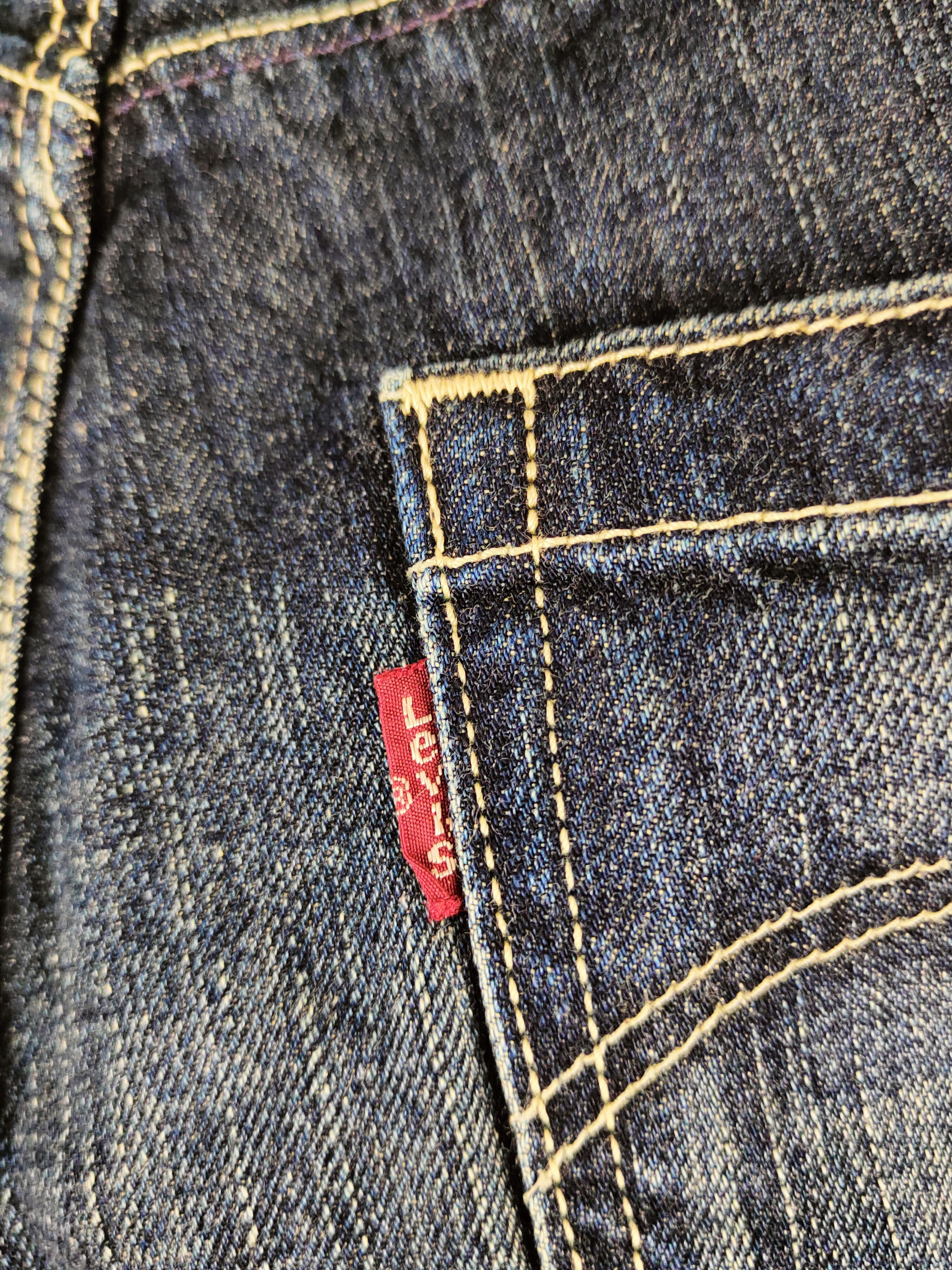 Levi's Levi's Dark Blue Distressed Ripped Jeans #S2839 Size US 31 - 10 Thumbnail