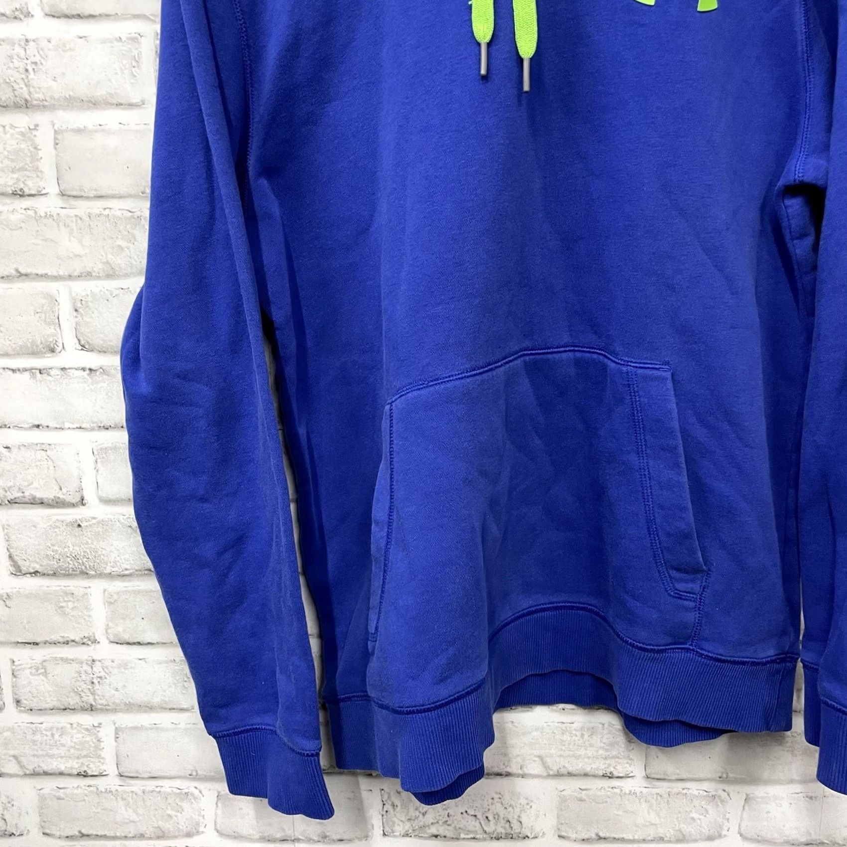 Under Armour Under Armour Hoodie Mens Size L Blue Cotton Blend Drawstring Pullover Modern Comfort Cotton Blend Hoodie Mens L Blue Under Armour Size US L / EU 52-54 / 3 - 3 Thumbnail