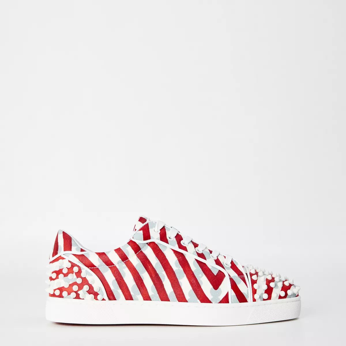 Christian Louboutin os11x0126 Spike Low-Top Sneakers in Multicolor Size US 9 / EU 42 - 1 Thumbnail