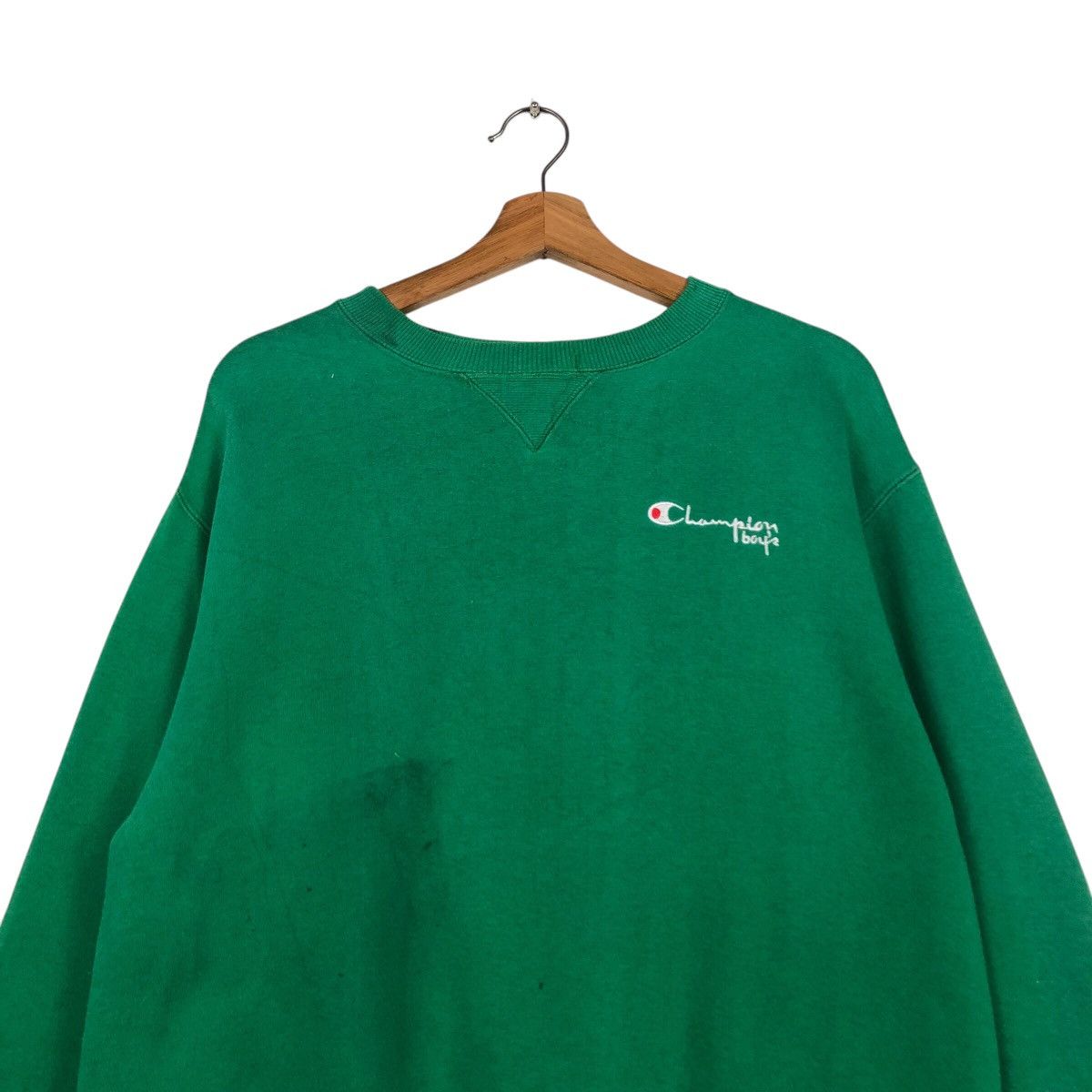 Japanese Brand × Vintage 📌Vintage Crewneck Sweatshirt Champion Rich Green Size US M / EU 48-50 / 2 - 3 Thumbnail