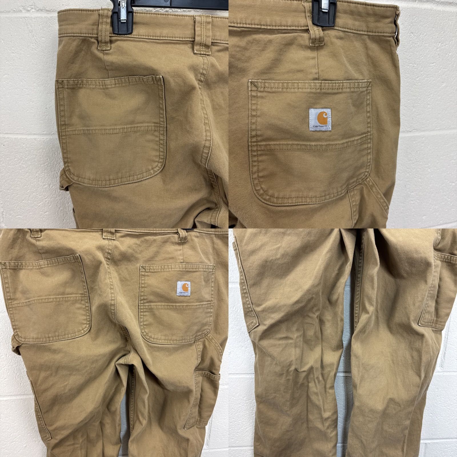 Carhartt Carhartt Women's Pants - Rugged Flex Loose Fit Canvas Work Pants - Brown - 14 Regular - 102080-257 - Straight Leg - Casual Workwear Size 36" / US 14 / IT 50 - 8 Thumbnail