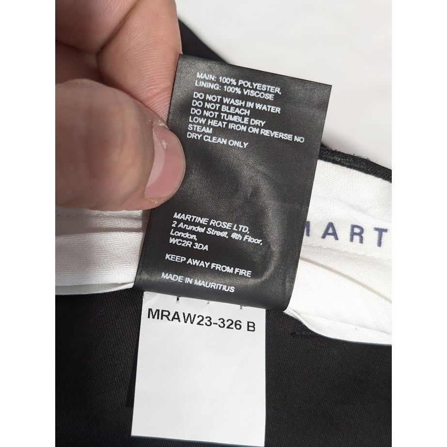 o1rshd1 Woven Bumster Tailored Trousers in Black