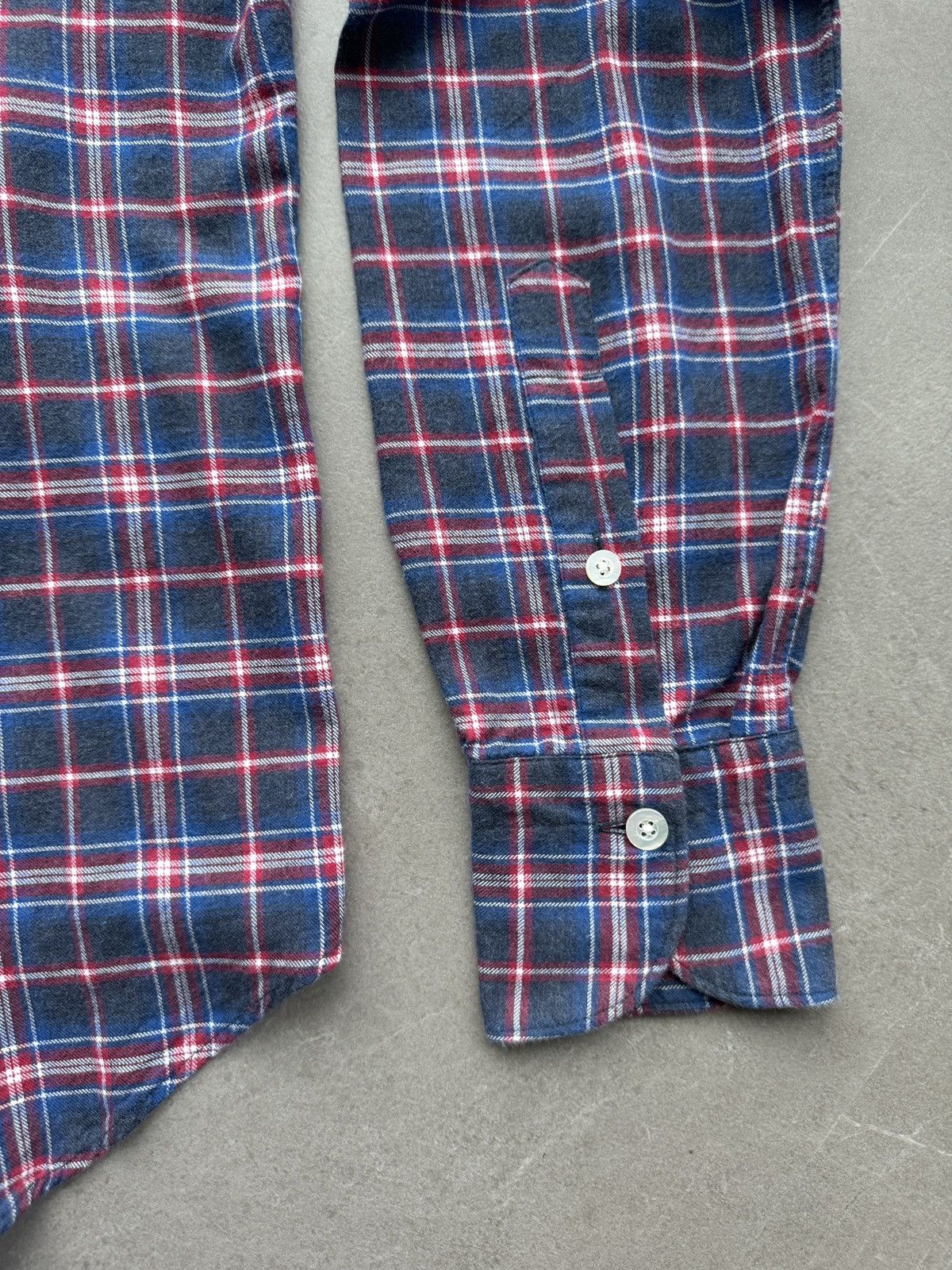 Ring Jacket Elento by Ring Jacket Japan Made Mens Cotton Check Shirt Size US S / EU 44-46 / 1 - 7 Thumbnail