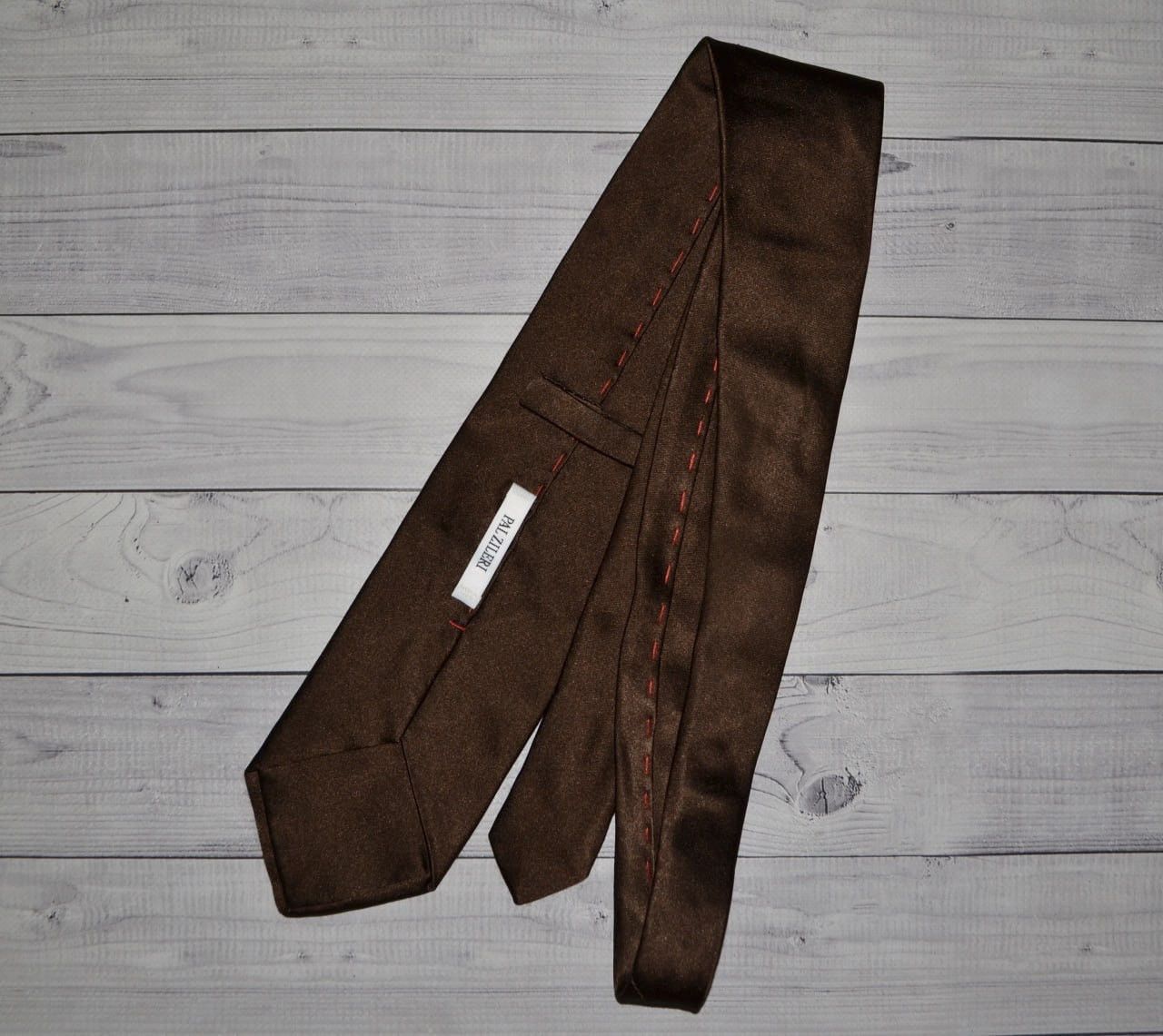 Pal Zileri Pal Zileri Brown Silk Tie Size ONE SIZE - 4 Thumbnail