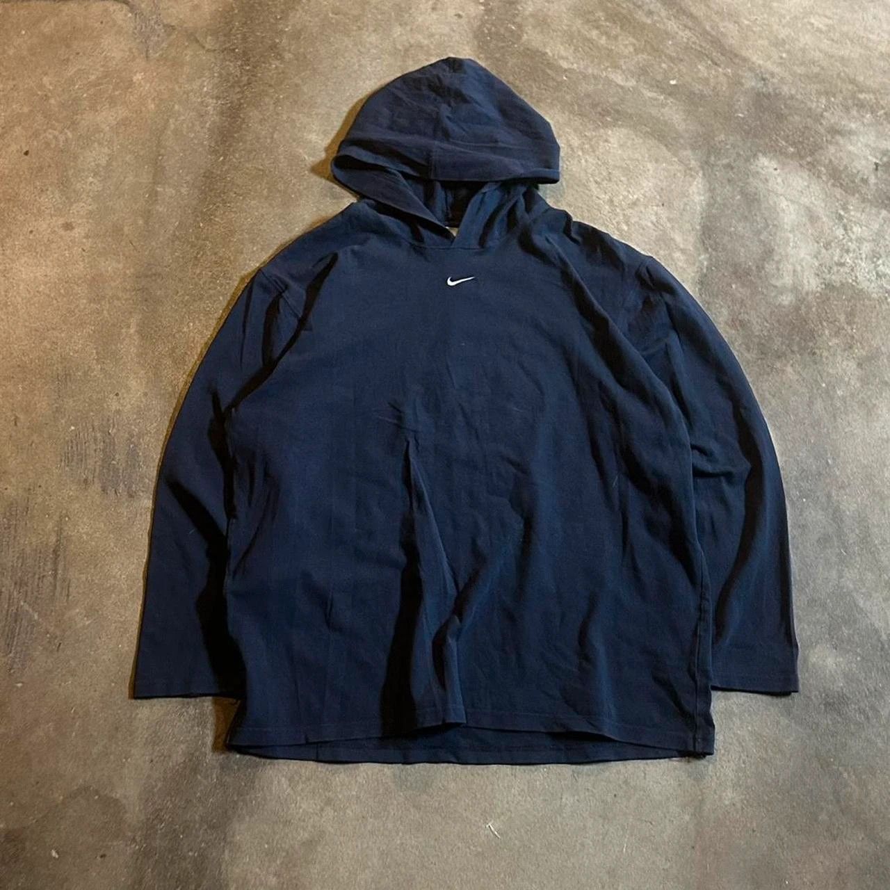 Nike Vintage Thin Nike Center Swoosh Hoodie Mens Size US L / EU 52-54 / 3 - 2 Thumbnail
