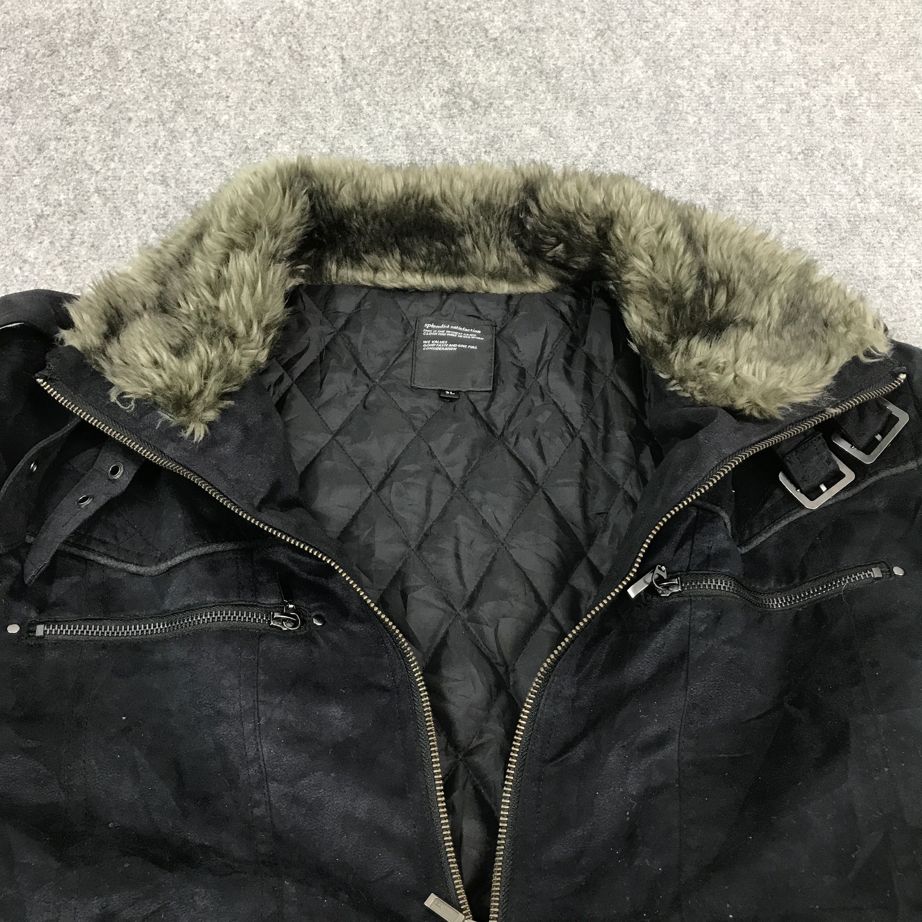 Designer × Japanese Brand Fur collar splendid brand Japan styles zipper jacket Size US L / EU 52-54 / 3 - 5 Thumbnail