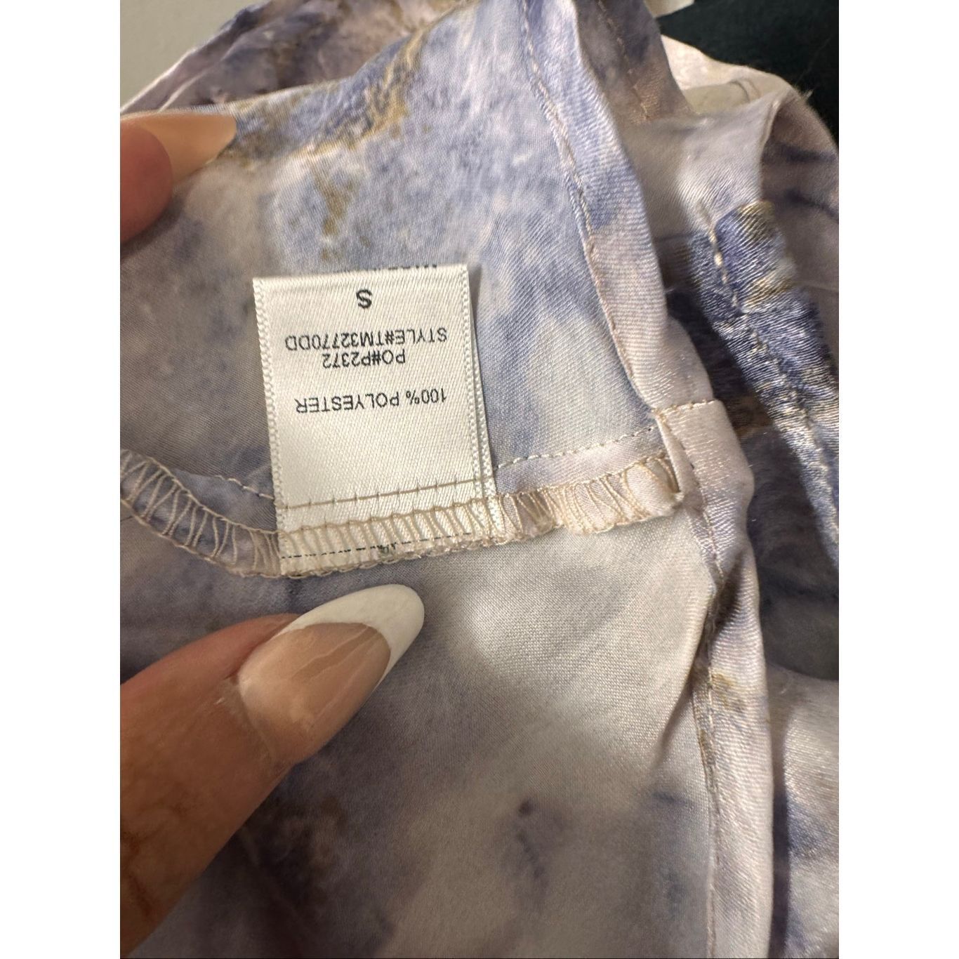 Other Timing Marble Print Satin Cami Crop Top Size Small Size S / US 4 / IT 40 - 4 Thumbnail