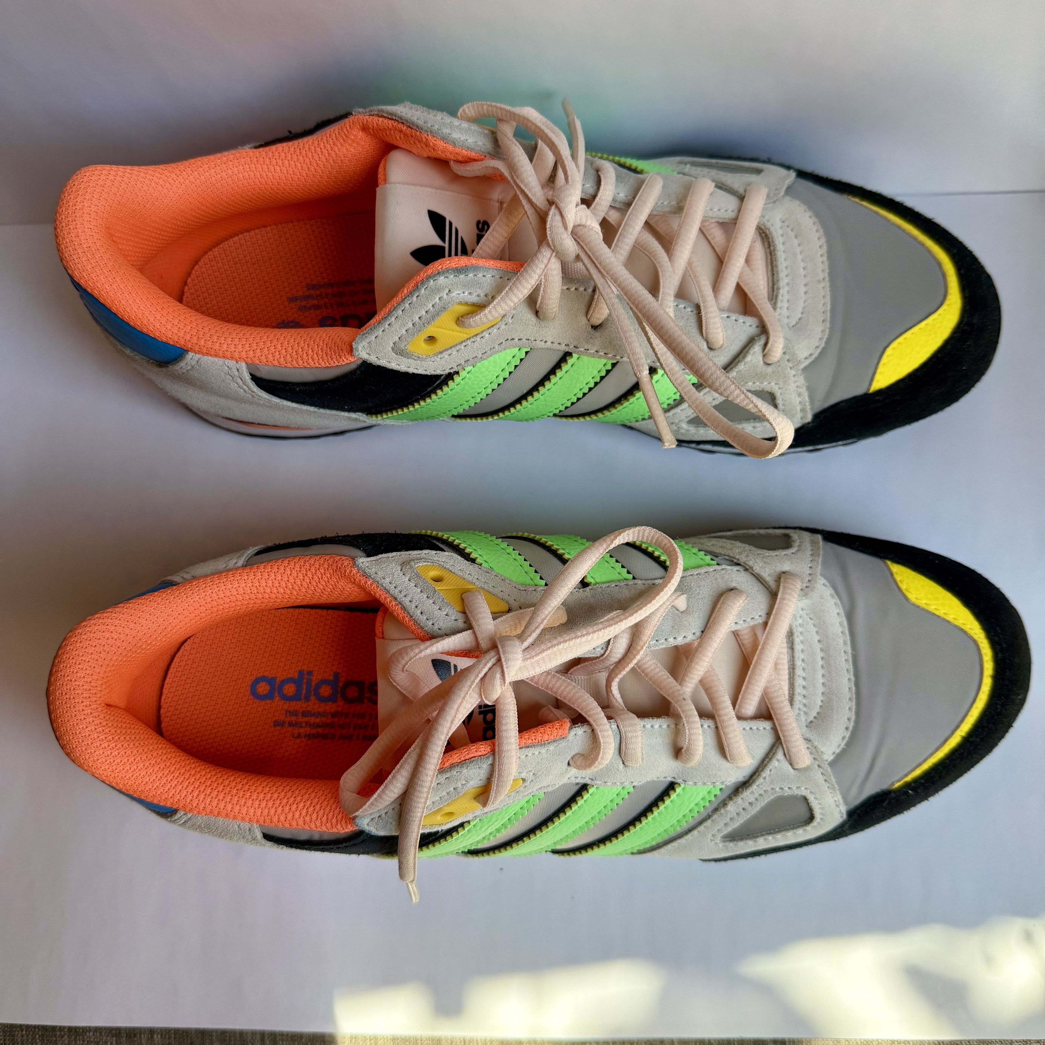 Adidas Adidas Originals ZX 750 'White Beam Green Orange' Size US 10 / EU 43 - 8 Thumbnail