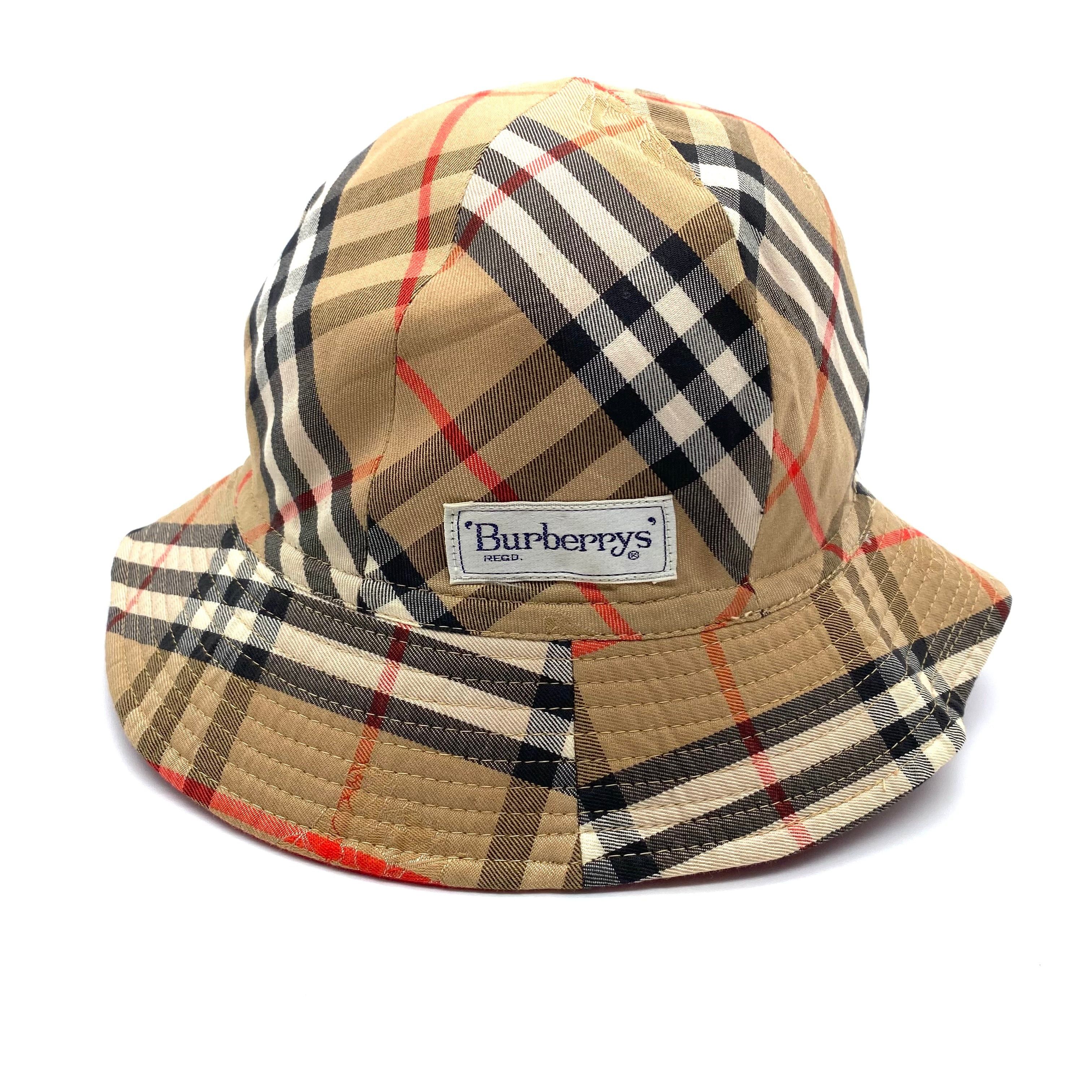Burberry Vintage Burberrys Bucket Hat Nova Check Size ONE SIZE - 2 Thumbnail