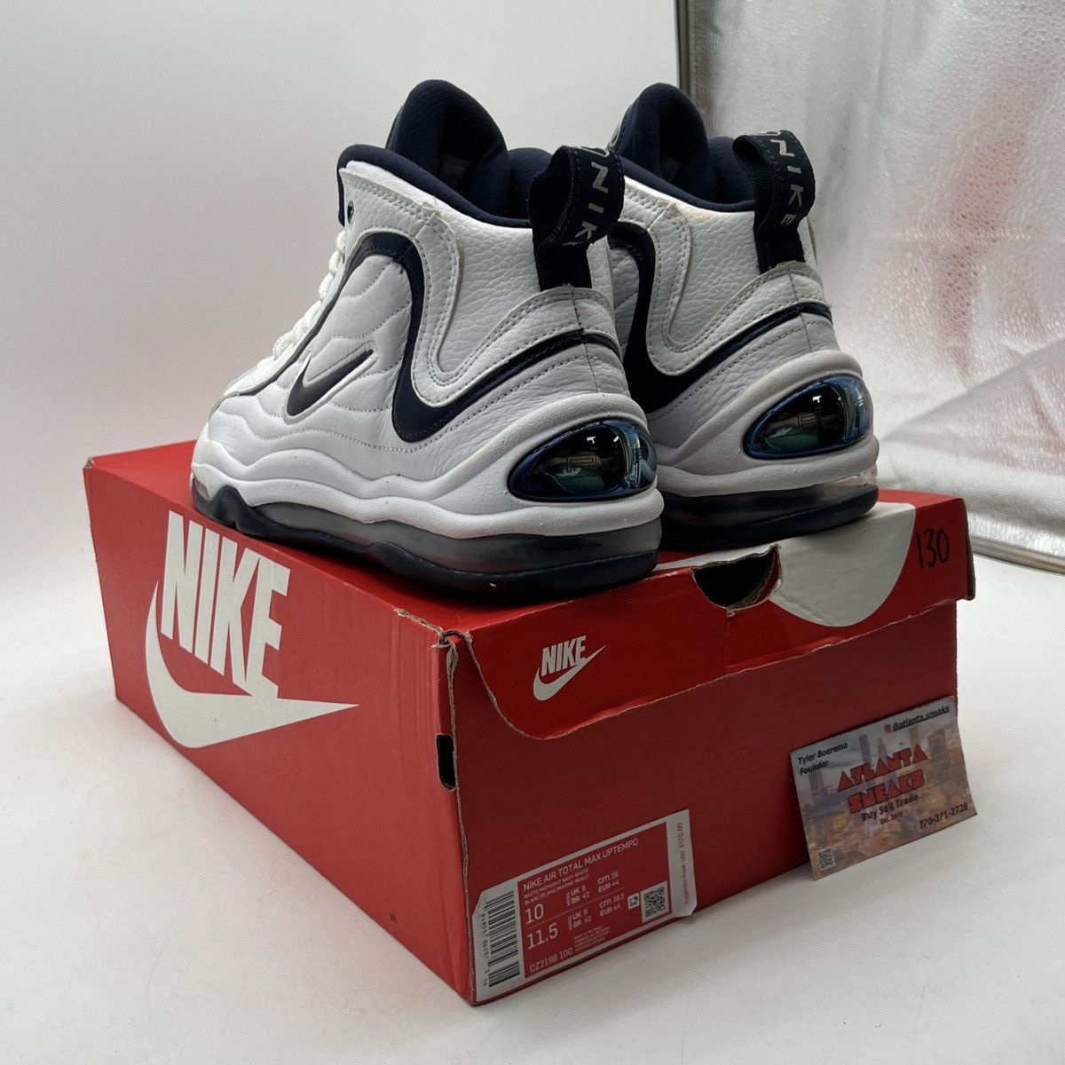 Nike Air total max uptempo midnight navy Size US 10 / EU 43 - 4 Thumbnail
