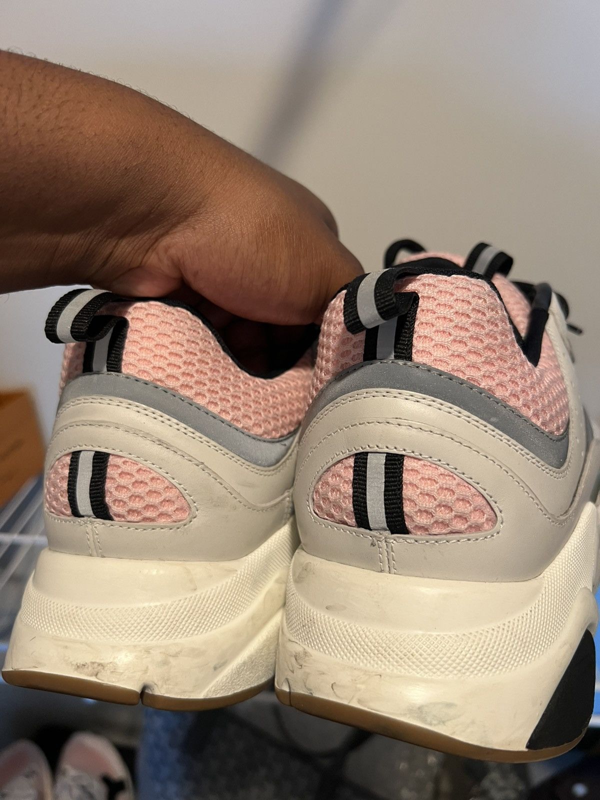 Dior Dior B22 Pale Pink Grey Size US 12 / EU 45 - 16 Thumbnail