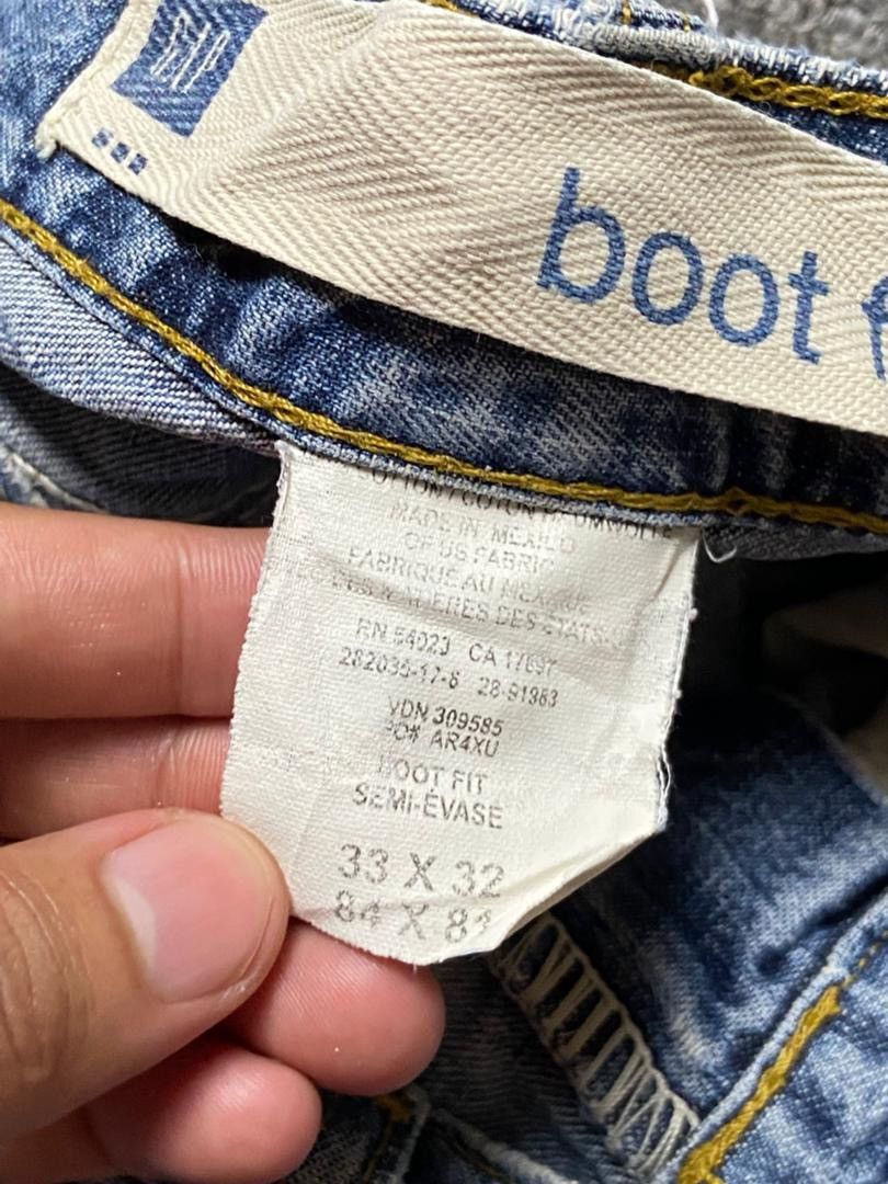 Gap Vintage GAP Boot Fit Denim Jeans (143) Size US 34 / EU 50 - 4 Thumbnail