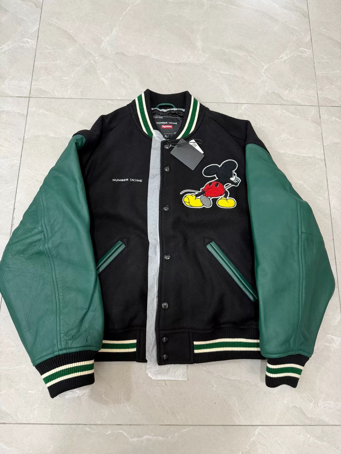 Supreme Supreme x NUMBER(N)INE x Mickey Varsity Jacket Size US M / EU 48-50 / 2 - 1 Thumbnail