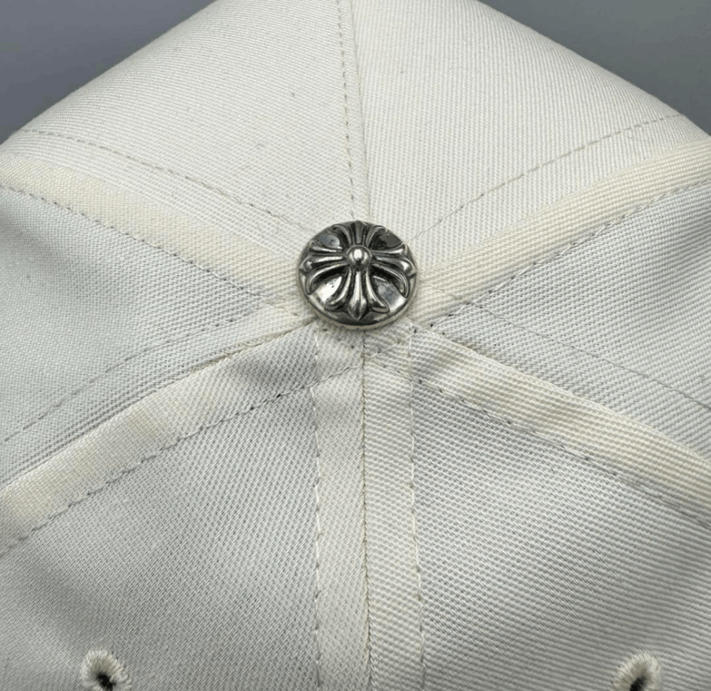 Chrome Hearts Chrome Hearts Chrome Hearts CH Baseball Hat Size ONE SIZE - 4 Thumbnail