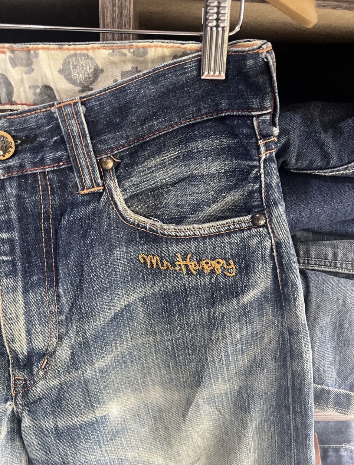 Japanese Brand 🔥Mr Men Little Miss Multipockets Distressed Denim Size US 30 / EU 46 - 12 Thumbnail