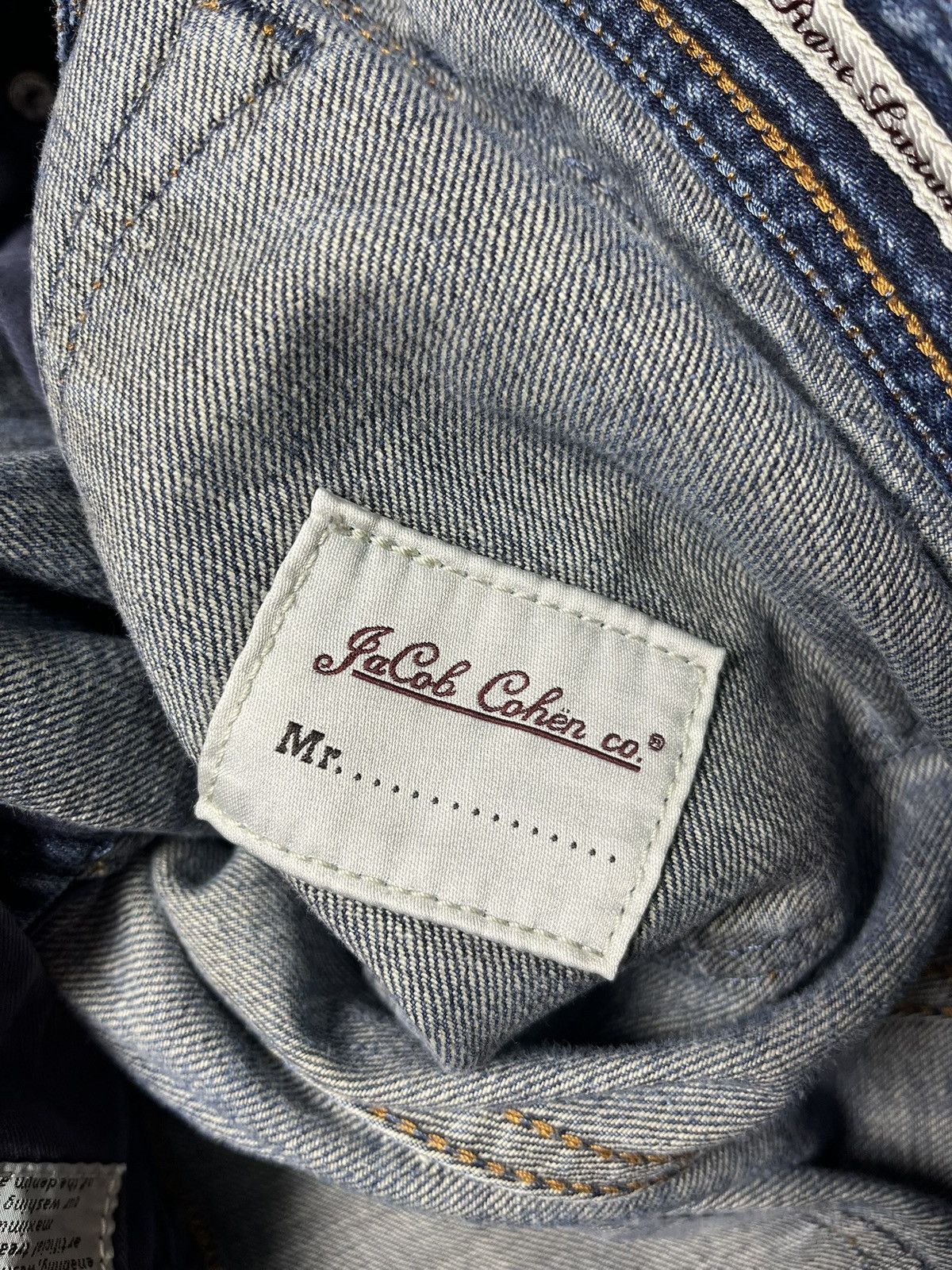 Jacob Cohen J620 Straight Fit Handmade Blue Italian Luxury