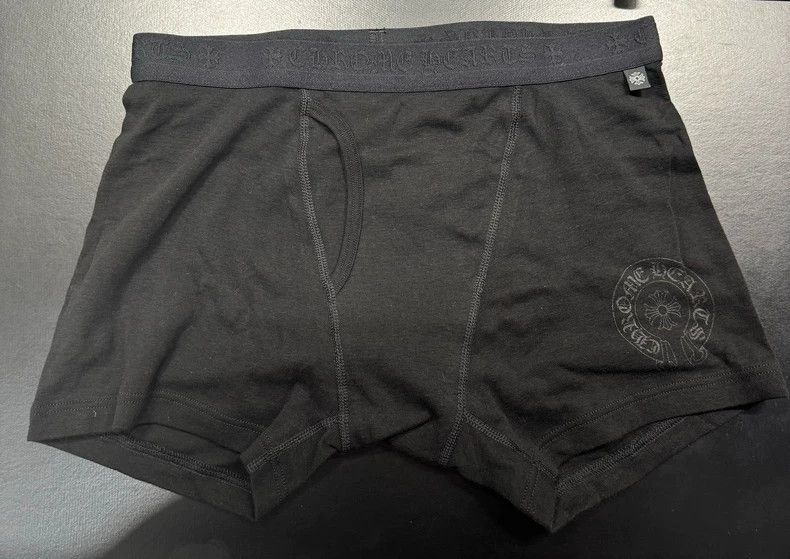 Chrome Hearts Chrome Hearts Black Horseshoe Boxer Briefs-yf Size US 30 / EU 46 - 1 Thumbnail