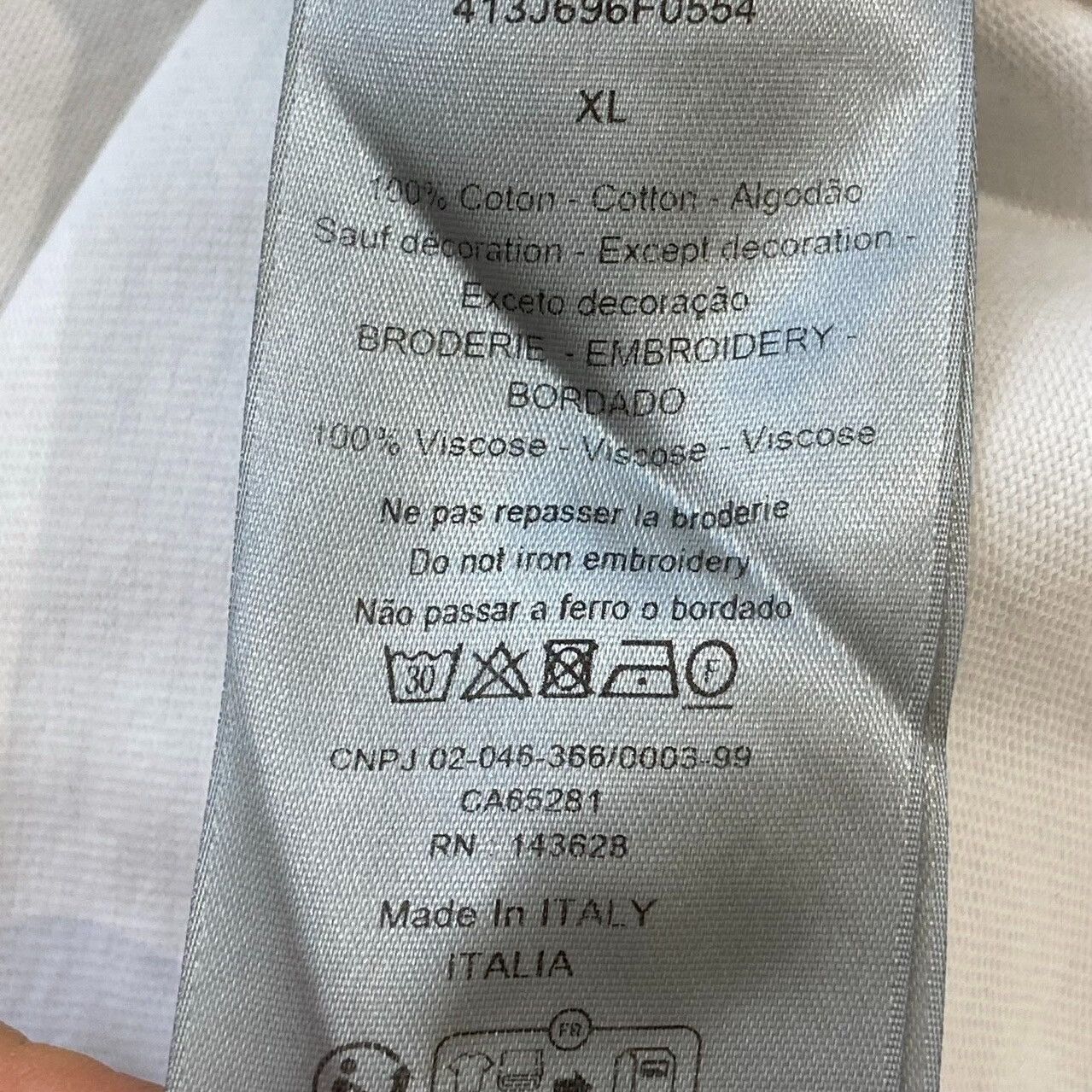 Dior Dior Relaxed Fit Tee Shirt 1947 Size US XL / EU 56 / 4 - 6 Thumbnail