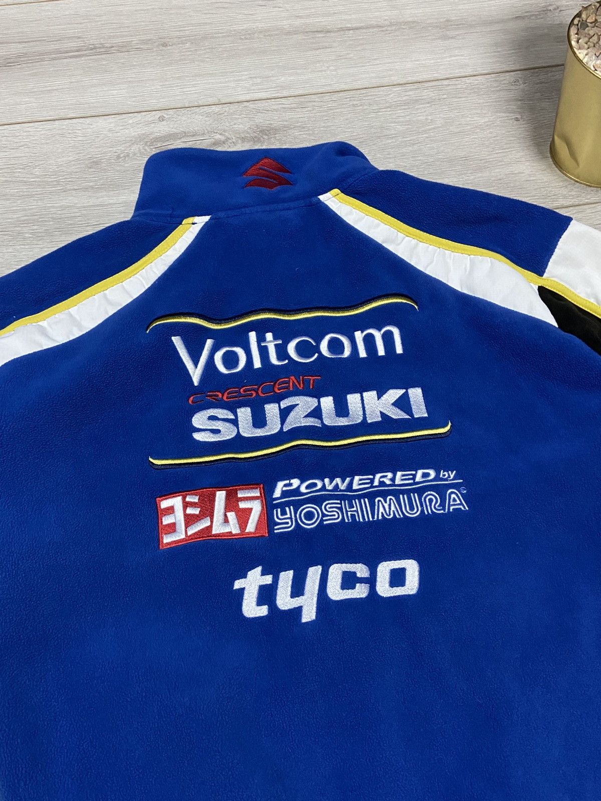 Vintage Suzuki vintage big logo zip sweatshirt fleece Size US M / EU 48-50 / 2 - 10 Thumbnail
