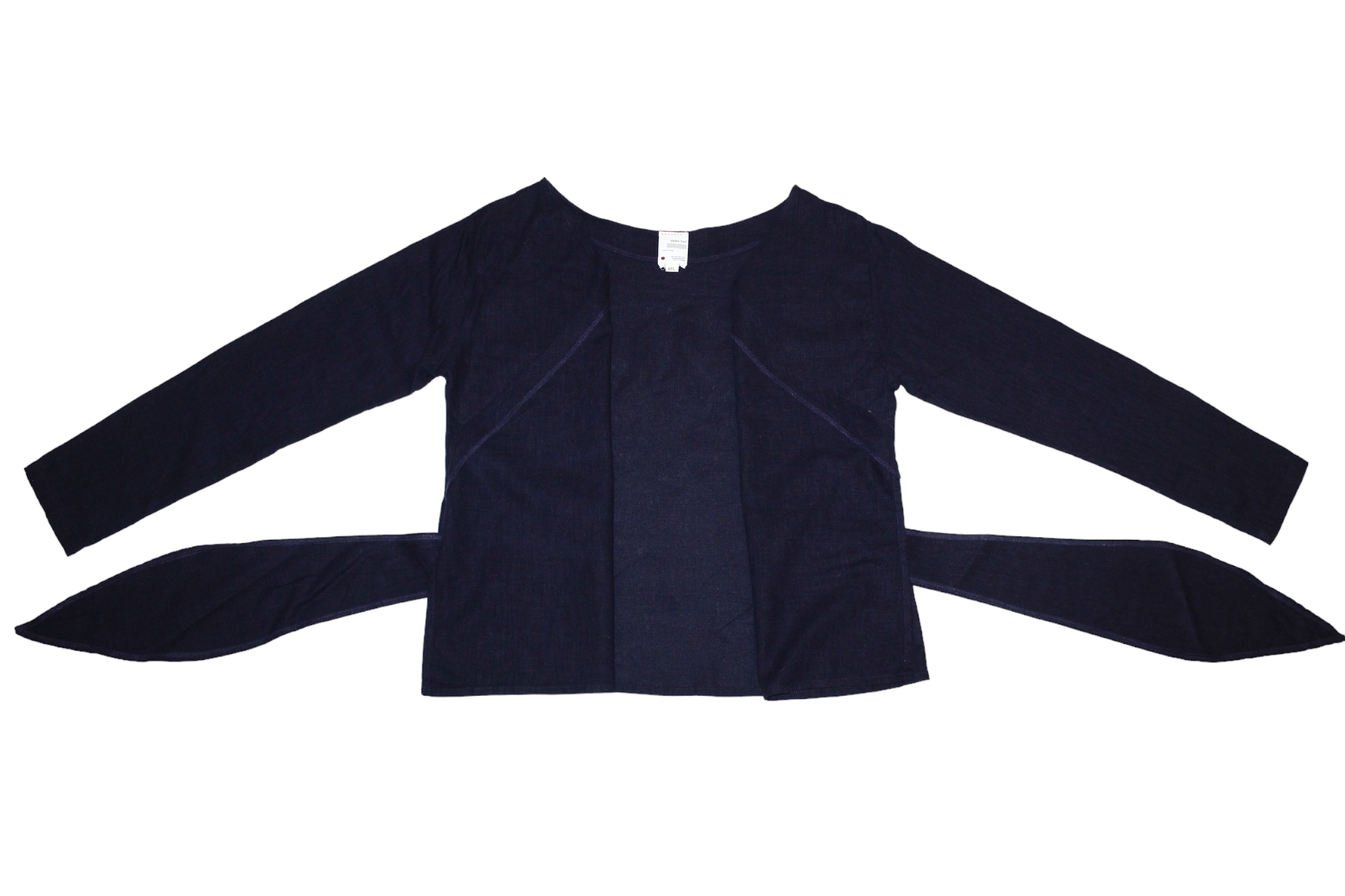 Indigo 💥Linen Cotton Indigo Kimono Cardigan by Studio Osoi Size US M / EU 48-50 / 2 - 4 Thumbnail