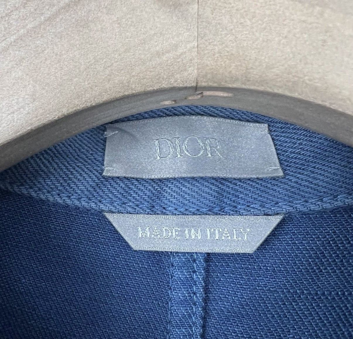 Dior Dior 1947 Embroidered Logo Denim Jacket K12 Size US S / EU 44-46 / 1 - 5 Thumbnail