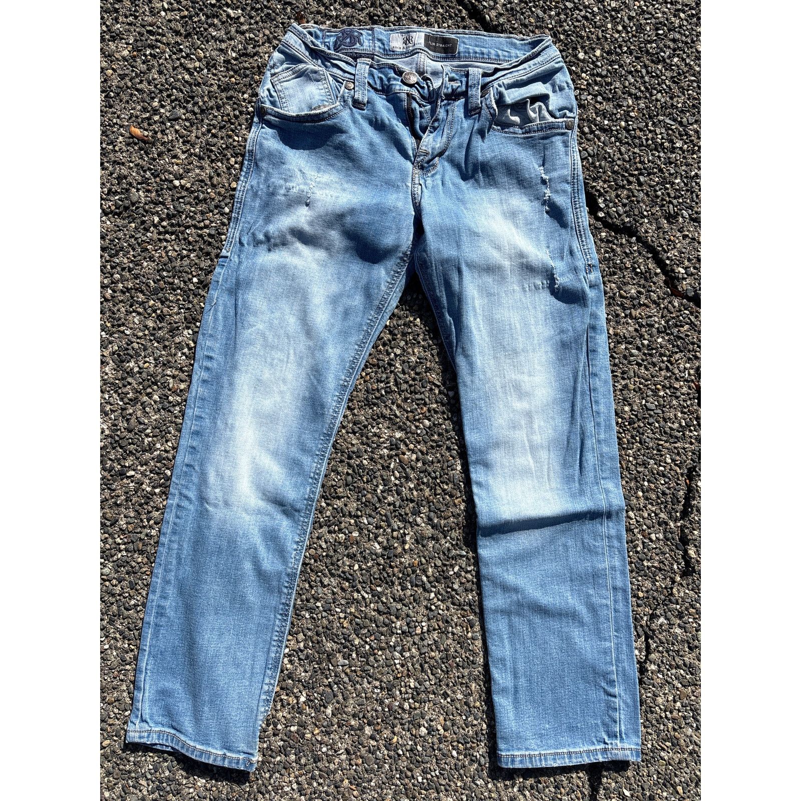 Rock & Republic Y2K Rock & Republic Jeans distressed 28x30 faded denim Size 28" / US 6 / IT 42 - 1 Thumbnail