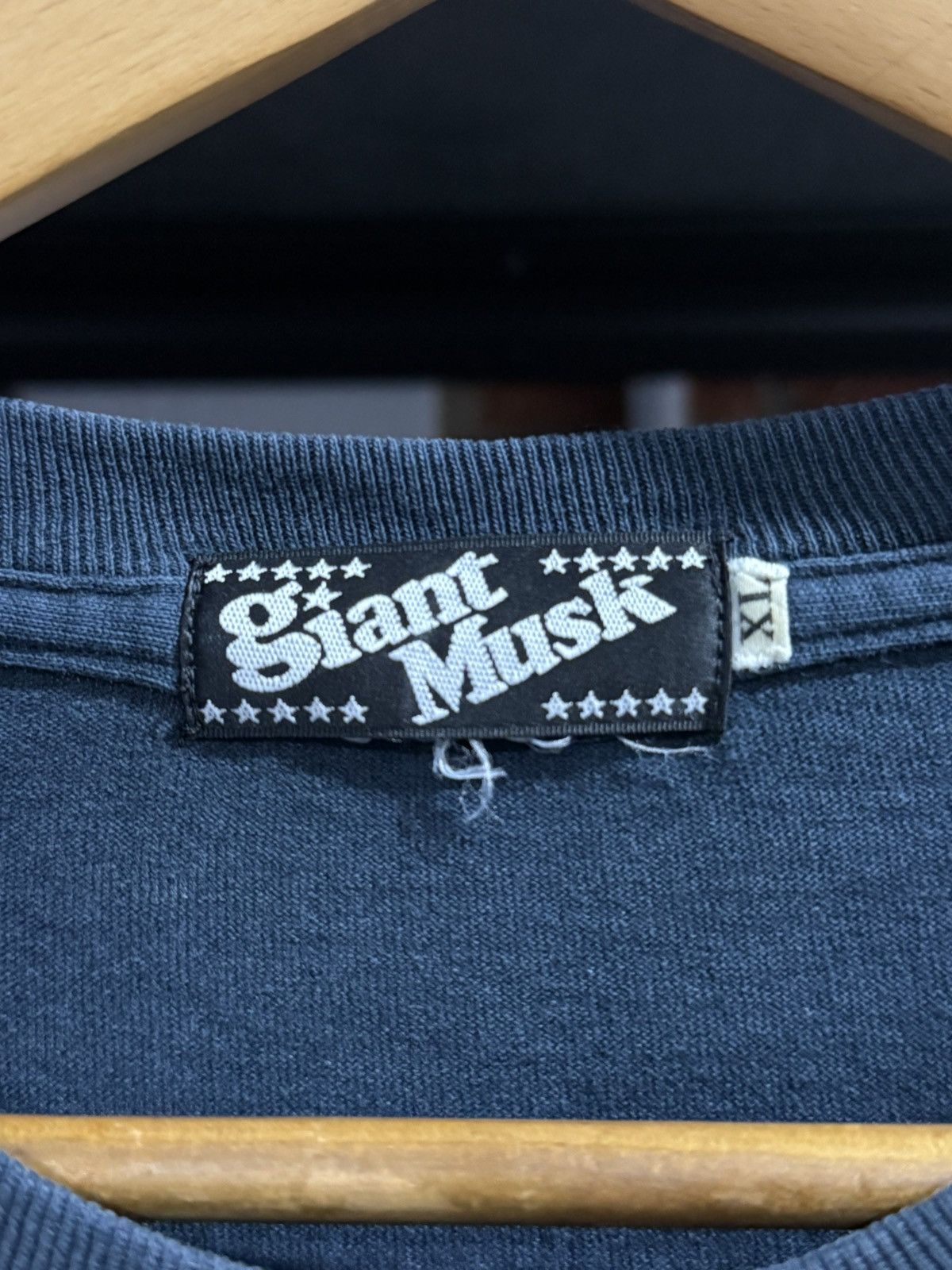 Band Tees × Rap Tees × Vintage Vintage Skulls King Of Pop By Giant Musk Long Sleeve Faded T Size US L / EU 52-54 / 3 - 5 Thumbnail