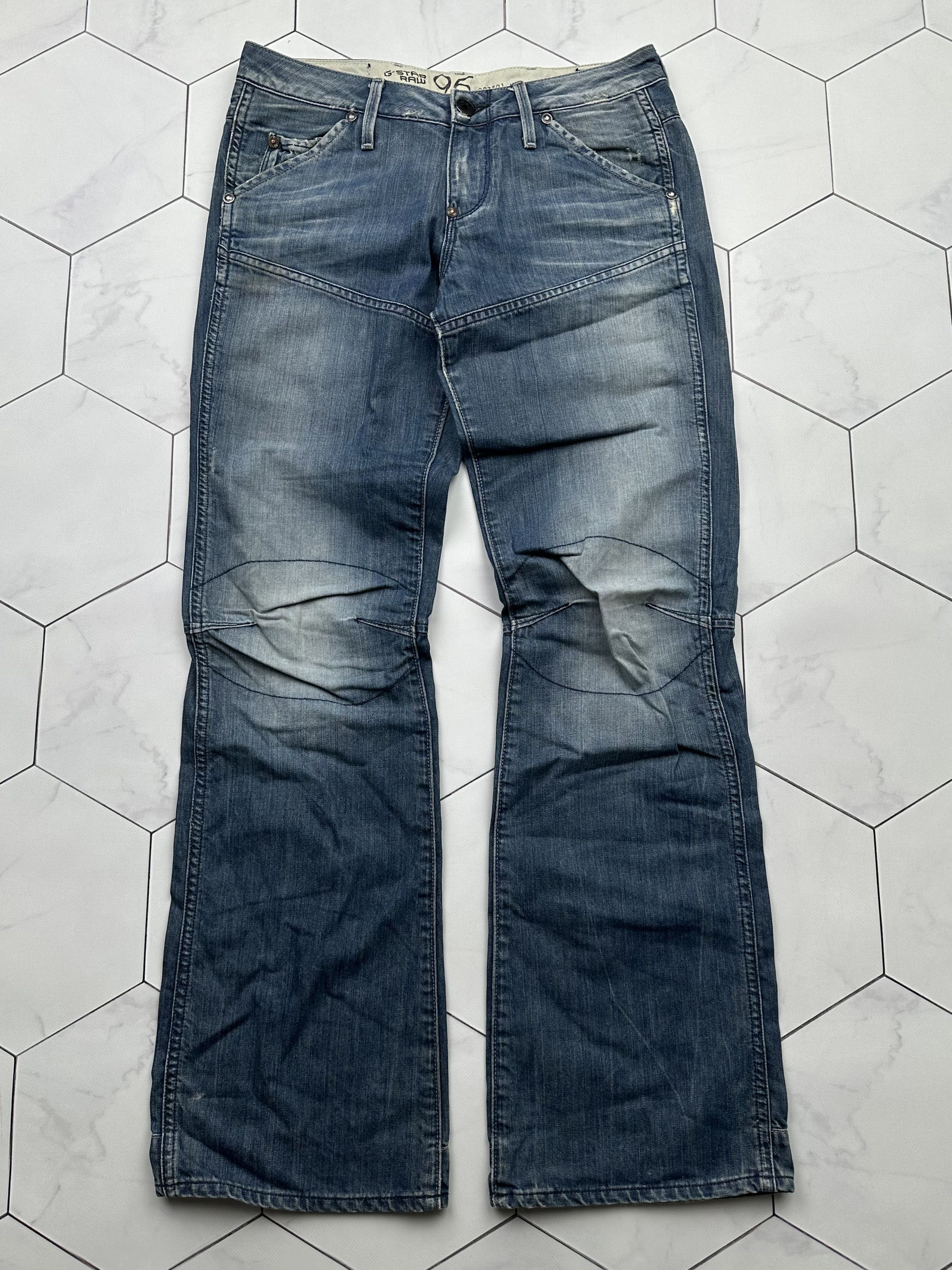 image of Avant Garde x G Star Raw Vintage Flare Jeans in Blue, Women's (Size 28)