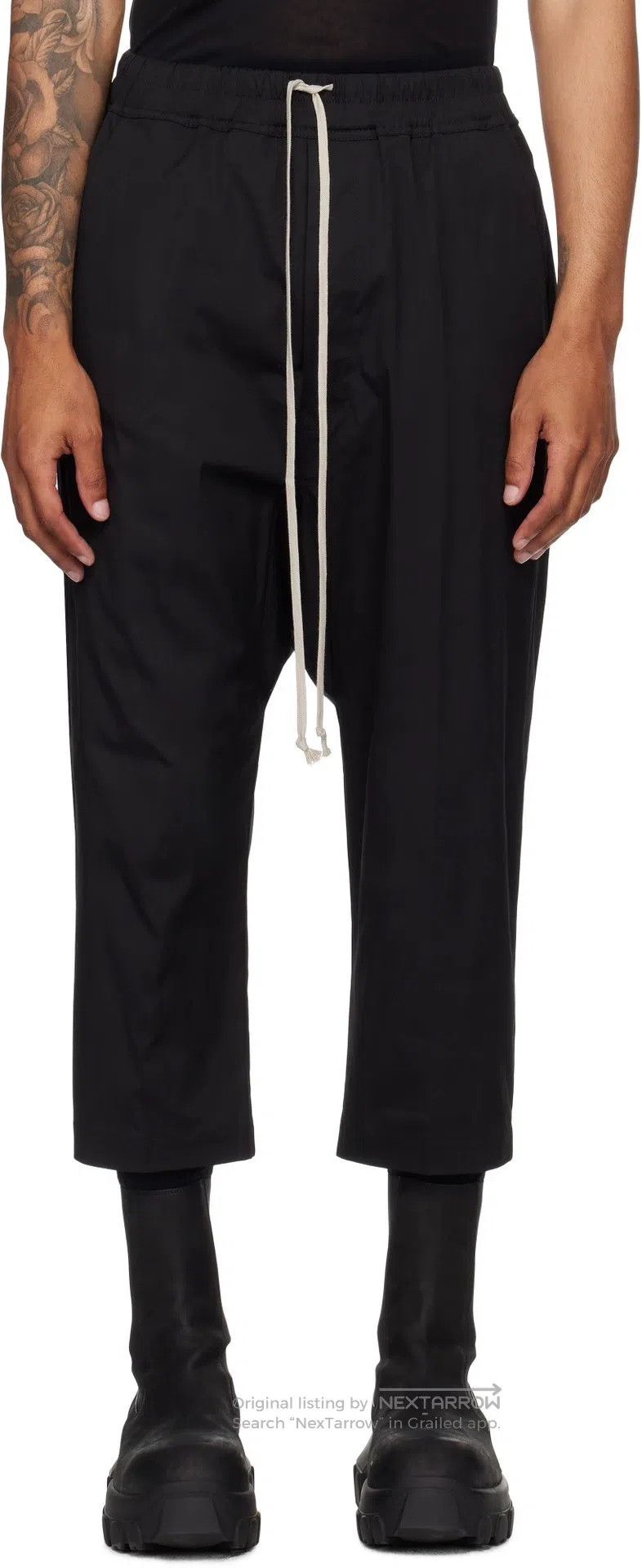 Rick Owens Black slacks pants