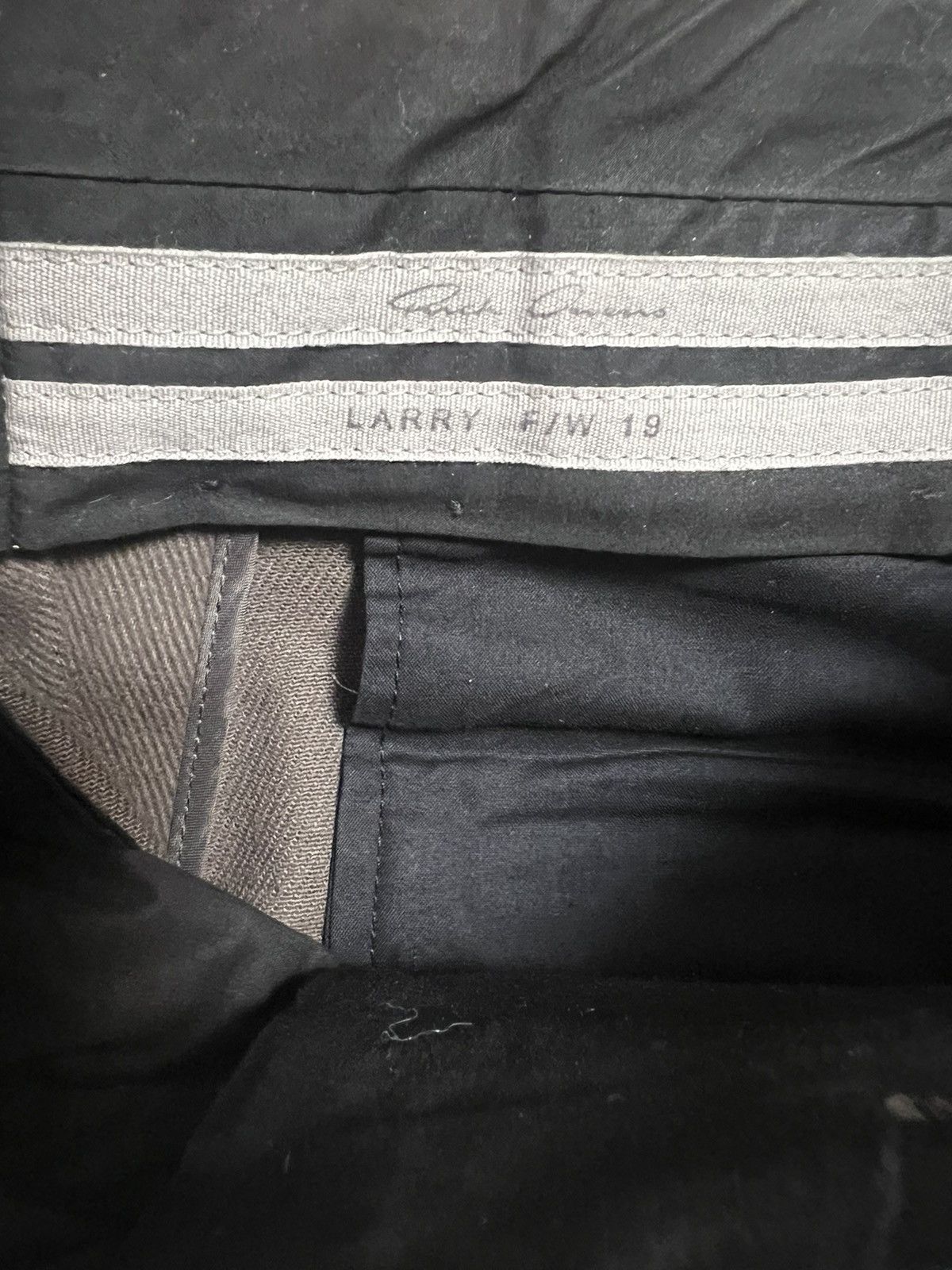 Rick Owens FW19 Rick Owens Larry Leather Astaires long Trousers Size US 30 / EU 46 - 6 Thumbnail