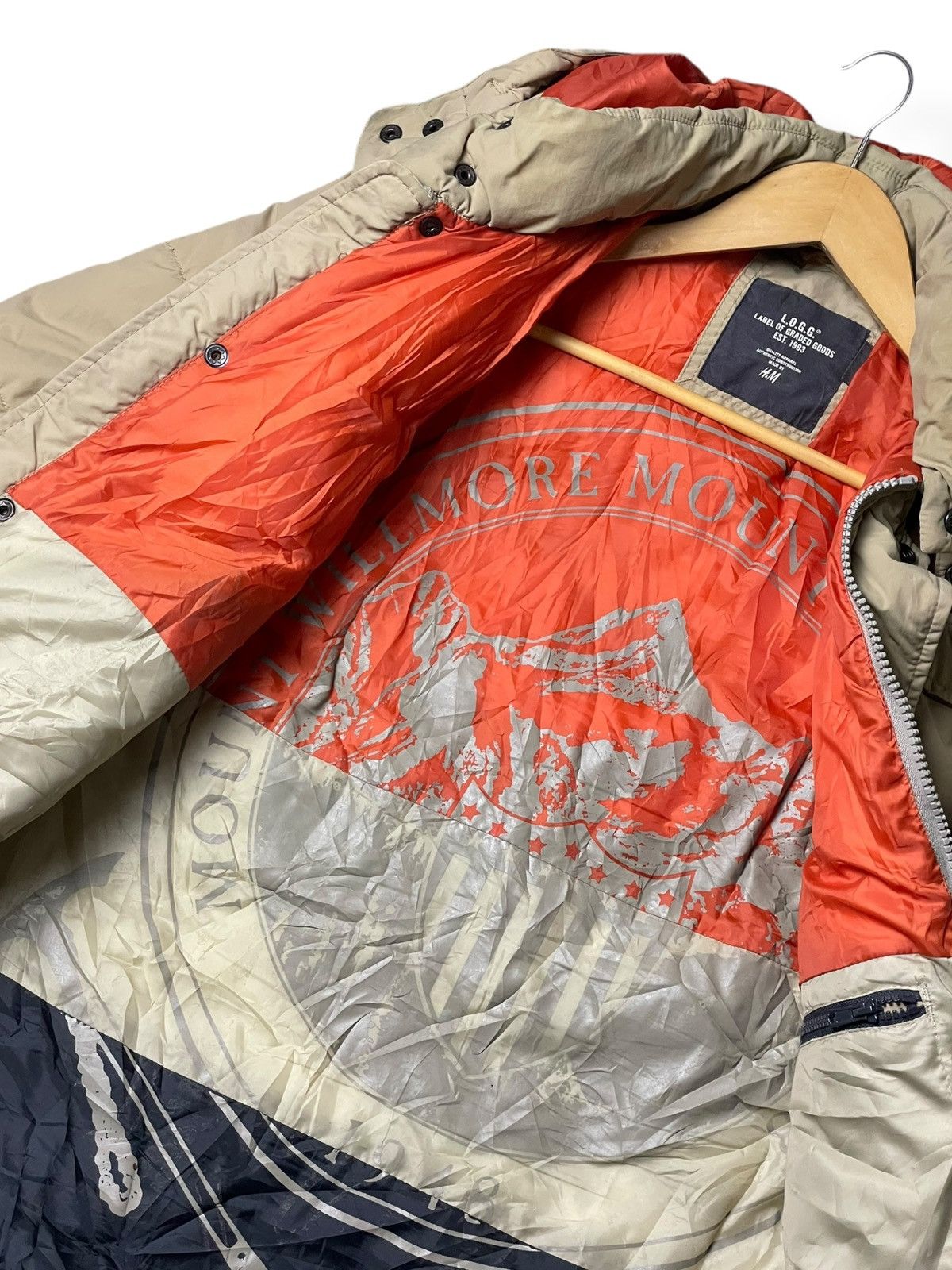 H&M × L.O.G.G. × Vintage H&M x L.O.G.G Quilted Puffer Jacket (94) Size US S / EU 44-46 / 1 - 12 Thumbnail