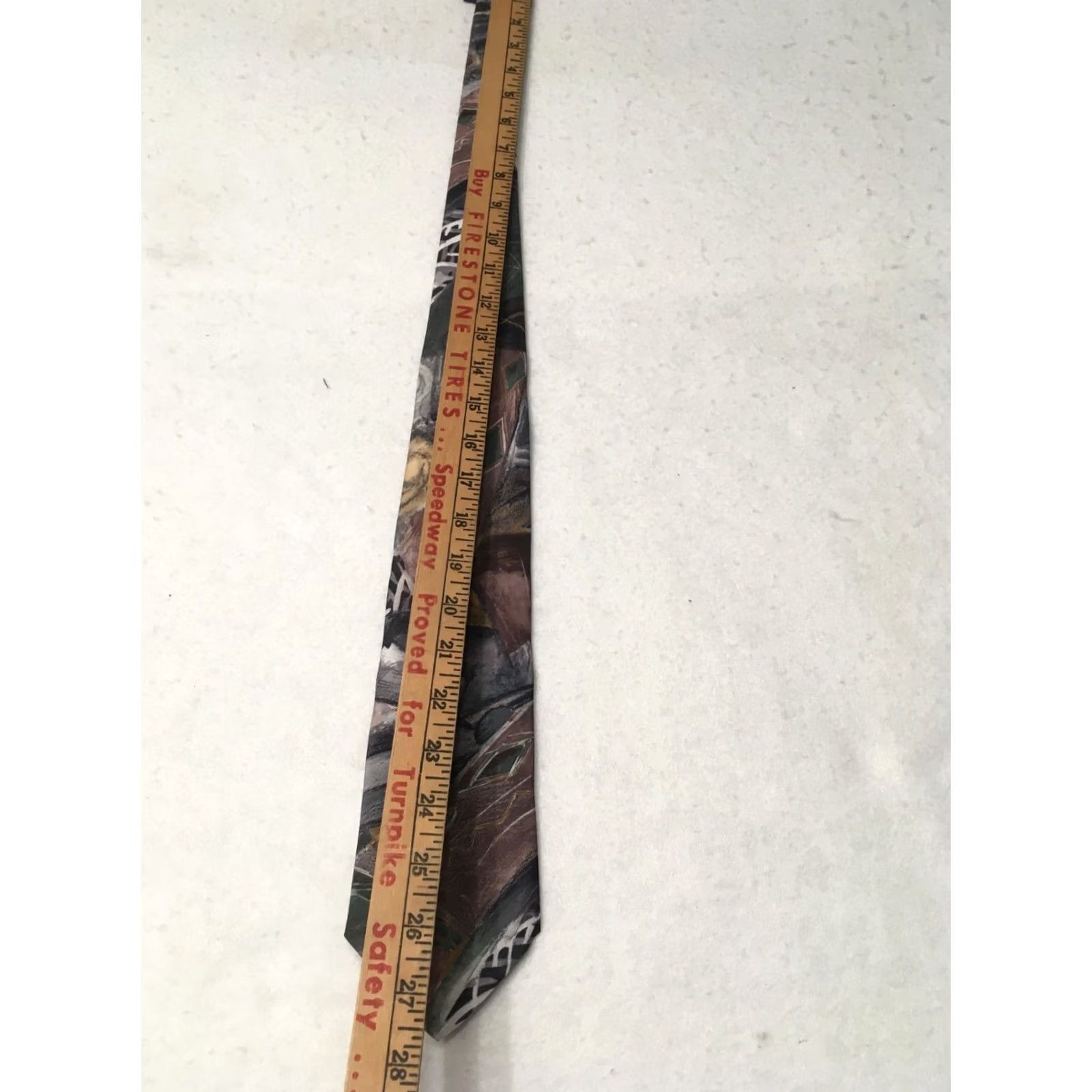Vintage VINTAGE Towncraft Necktie Neck Tie ~abstract poly Men's Size ONE SIZE - 5 Thumbnail