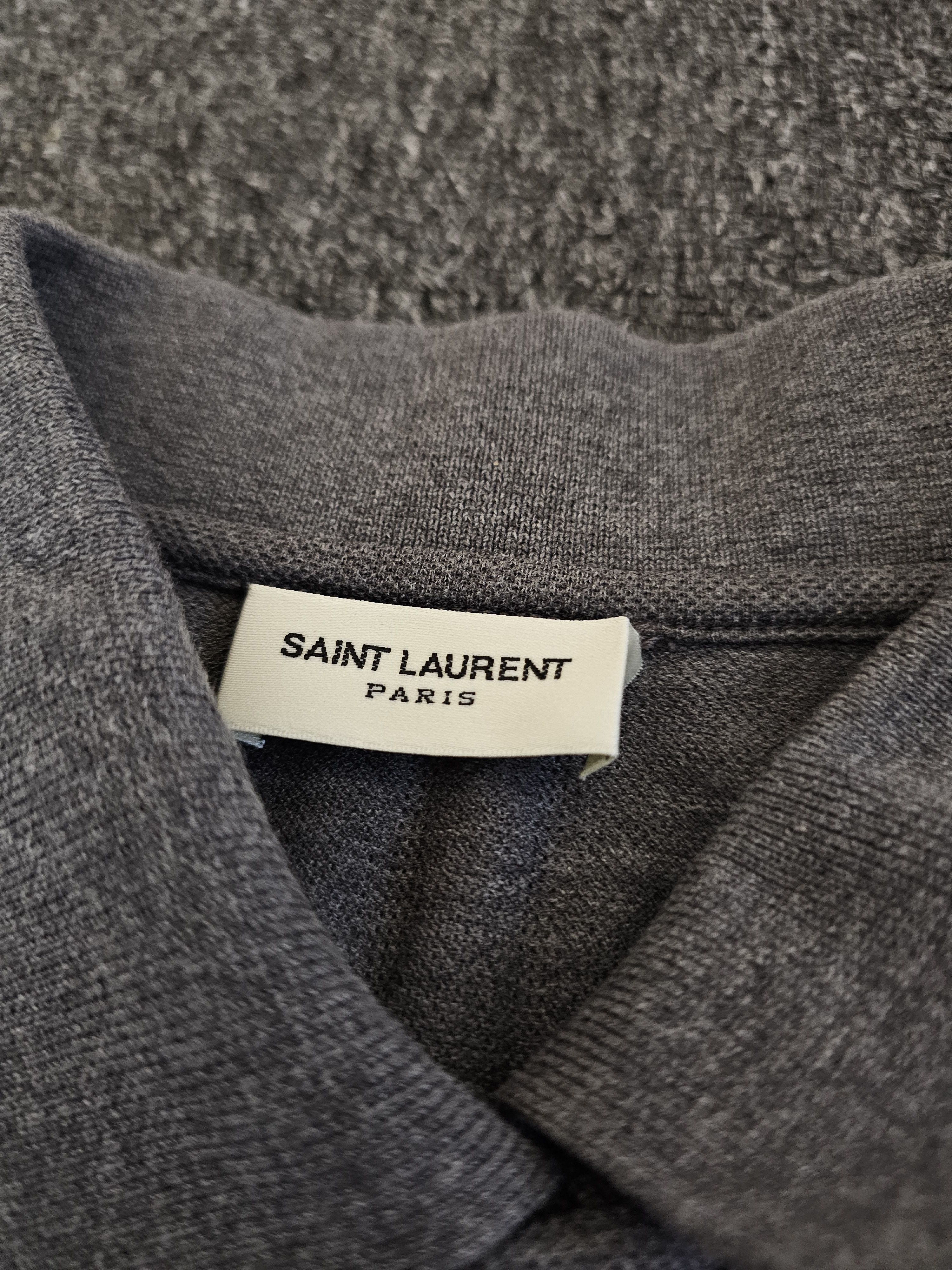 Saint Laurent Paris Saint Laurent Paris Men's Long Sleeve Polos Shirts Size M Size US M / EU 48-50 / 2 - 4 Thumbnail