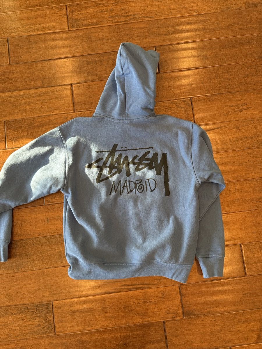 Stussy Stussy Madrid City exclusive Hoodie washed blue Size US M / EU 48-50 / 2 - 2 Thumbnail